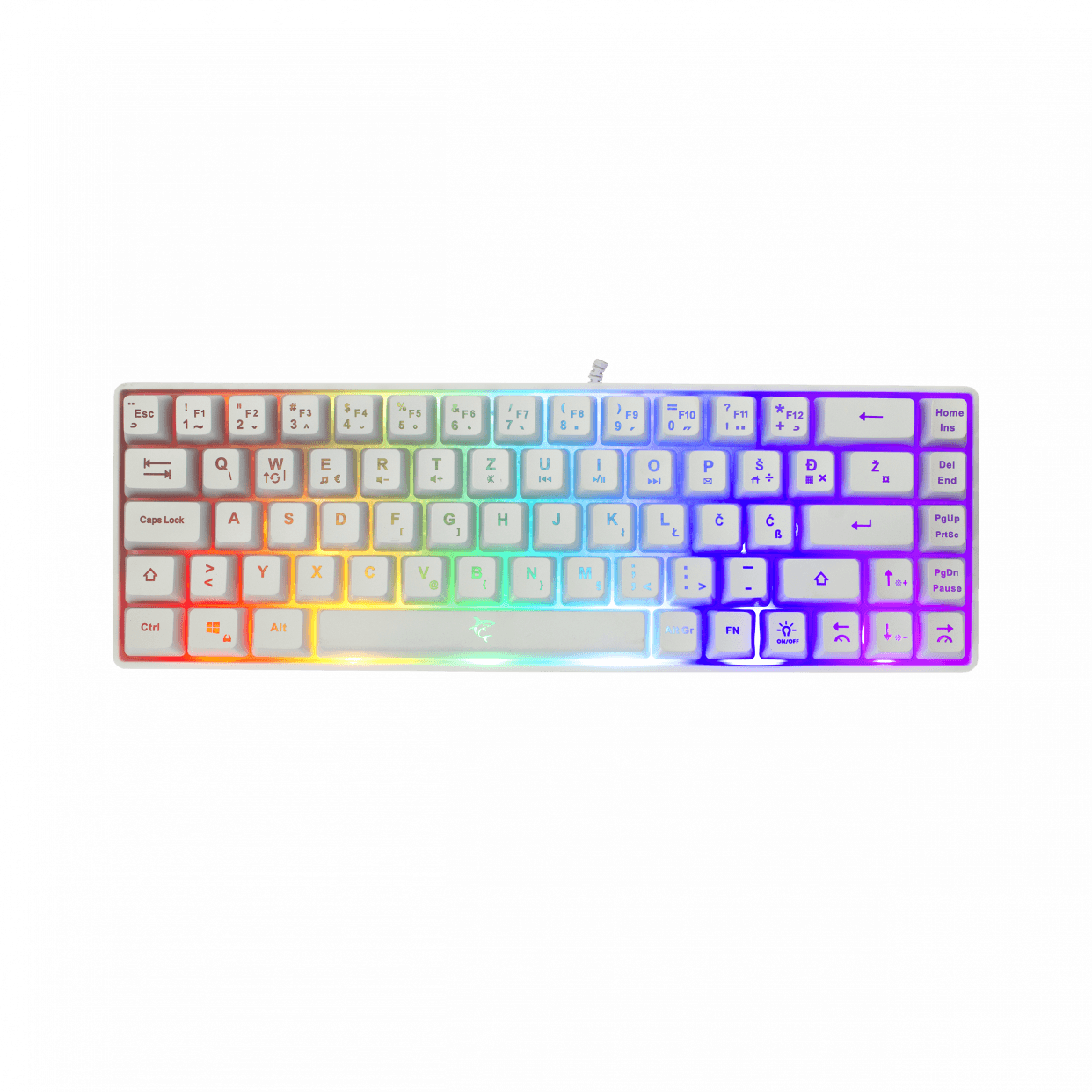 Tipkovnica White Shark GK-2201 RONIN Bijela HR