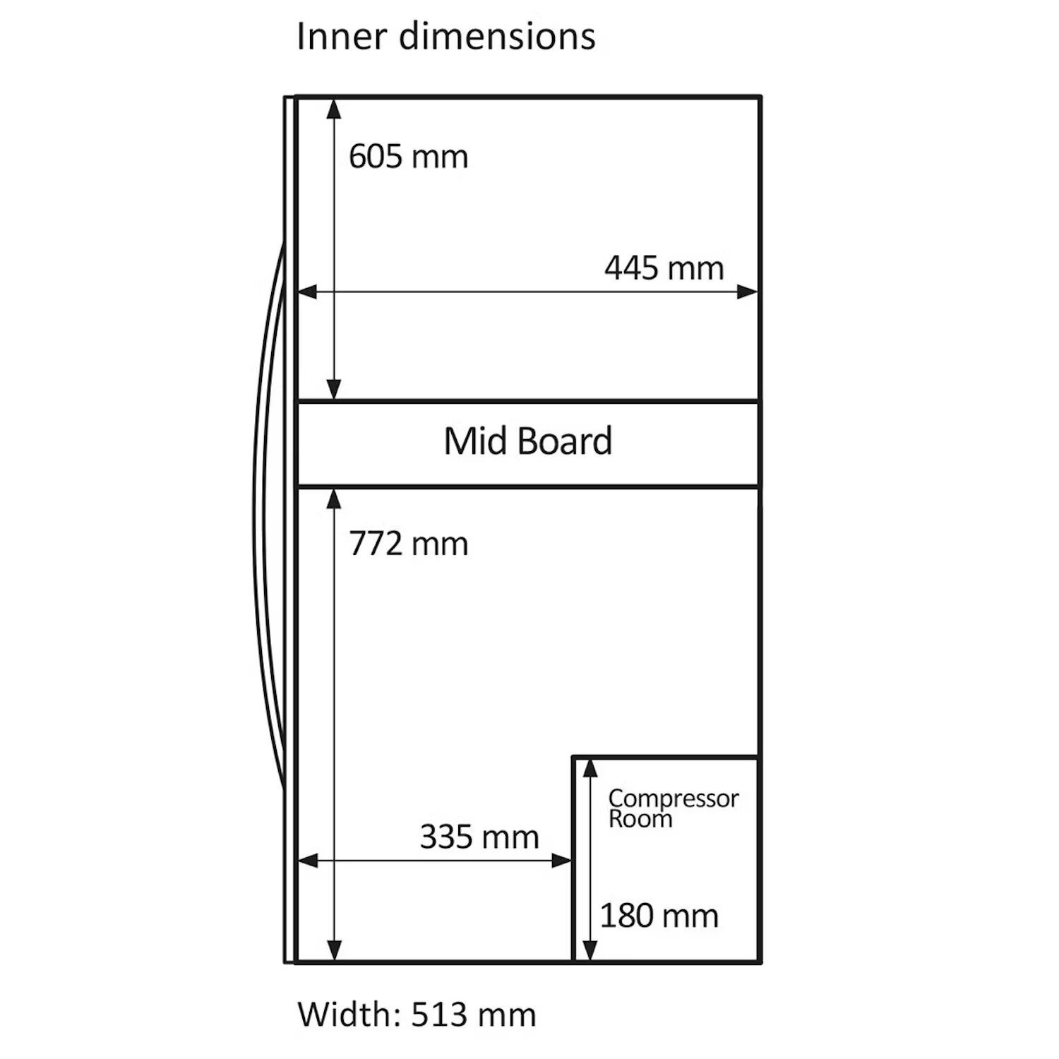 mQuvee Samostojeći hladnjak za vino WineExpert SW-126B