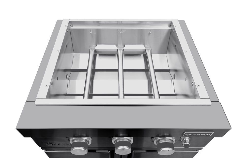 Crni inox roštilj Teppanyaki modul 7906