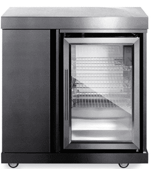 Crni inox samostojeći hladnjak 9518