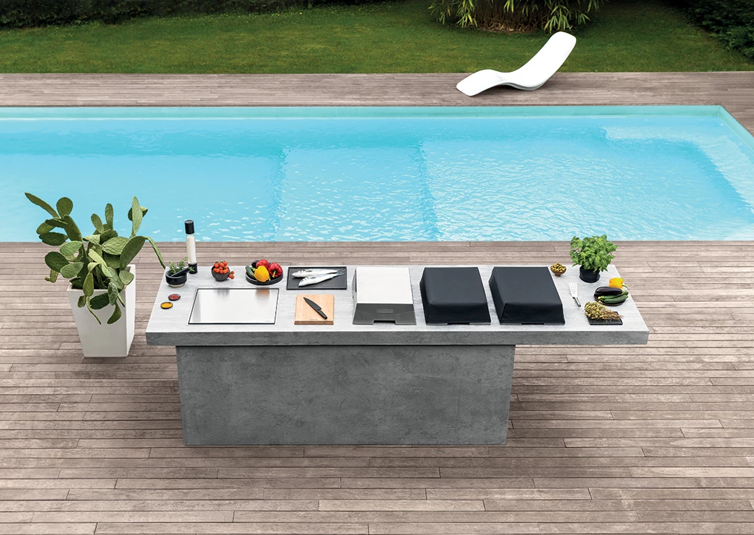 Samostojeći električni roštilj Thalas