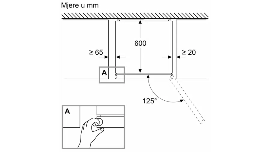 Bosch kombinirani hladnjak KGN49LBCF