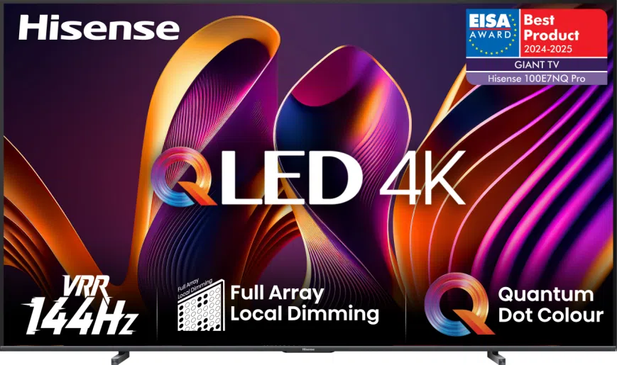 Hisense 100'' QLED 100E7NQ PRO 4K Smart TV