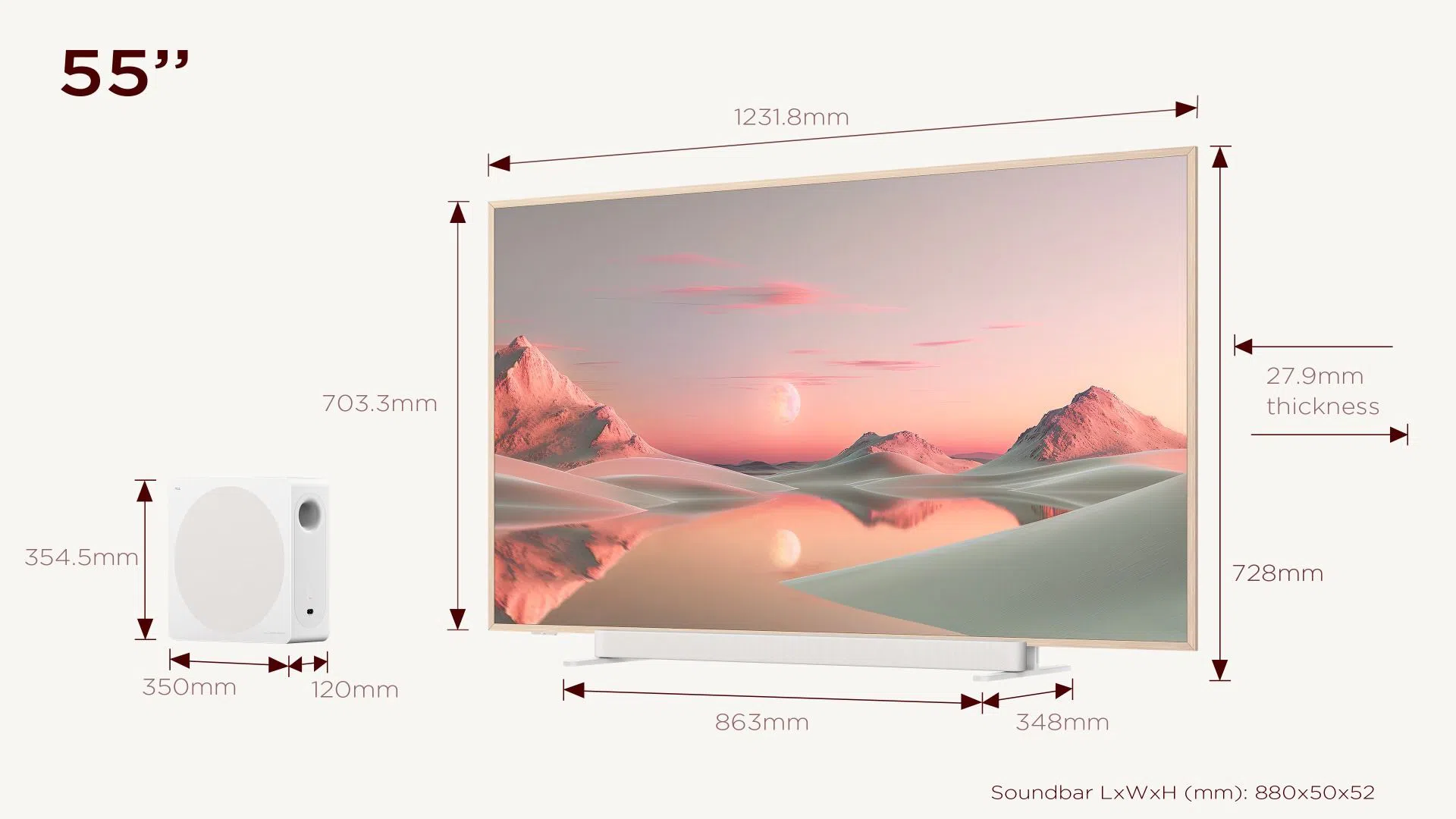 TCL 55'' NXTVISION 55A300 PRO Google TV