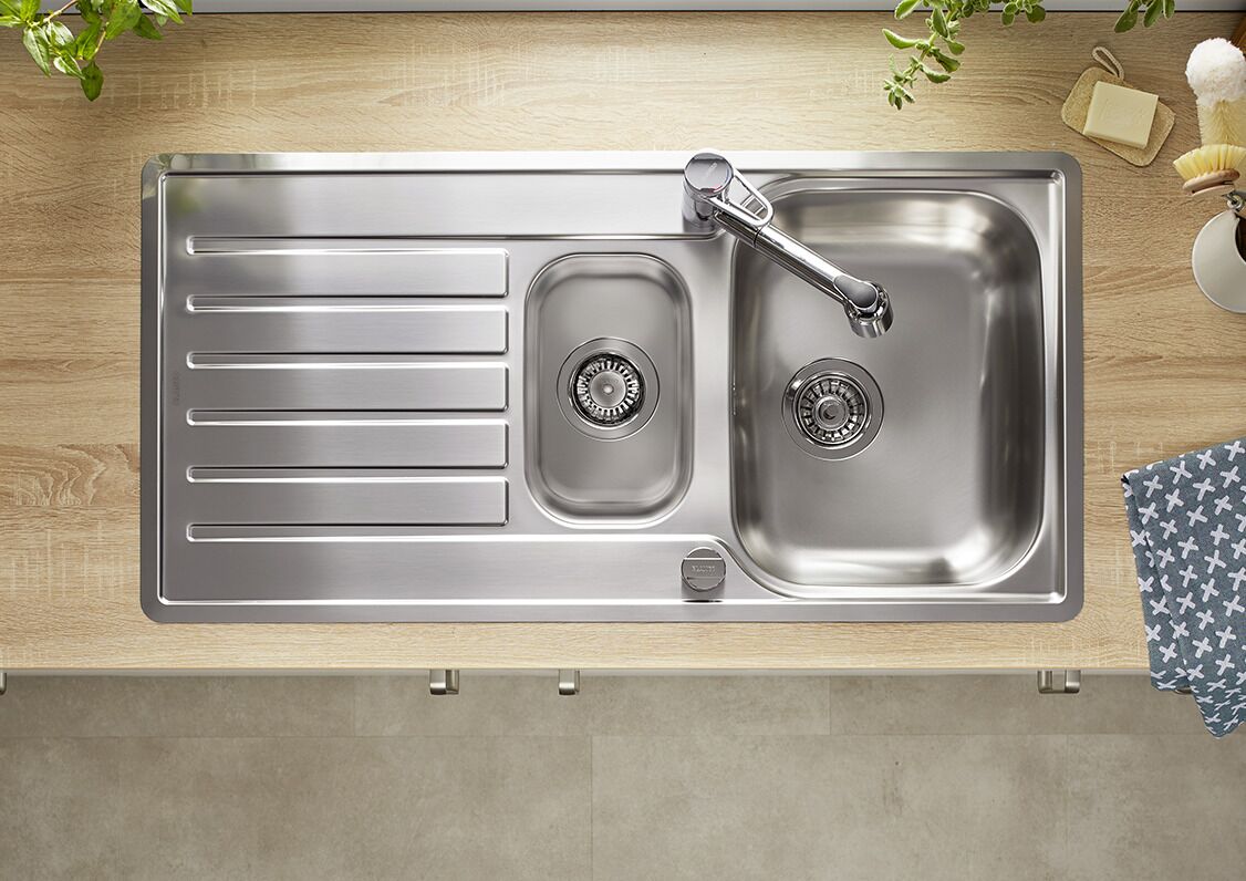 BLANCO LANTOS II 6 S-IF INOX 18/10 dorada četkom - sjajni, pribor 18/10, s dalj. upr