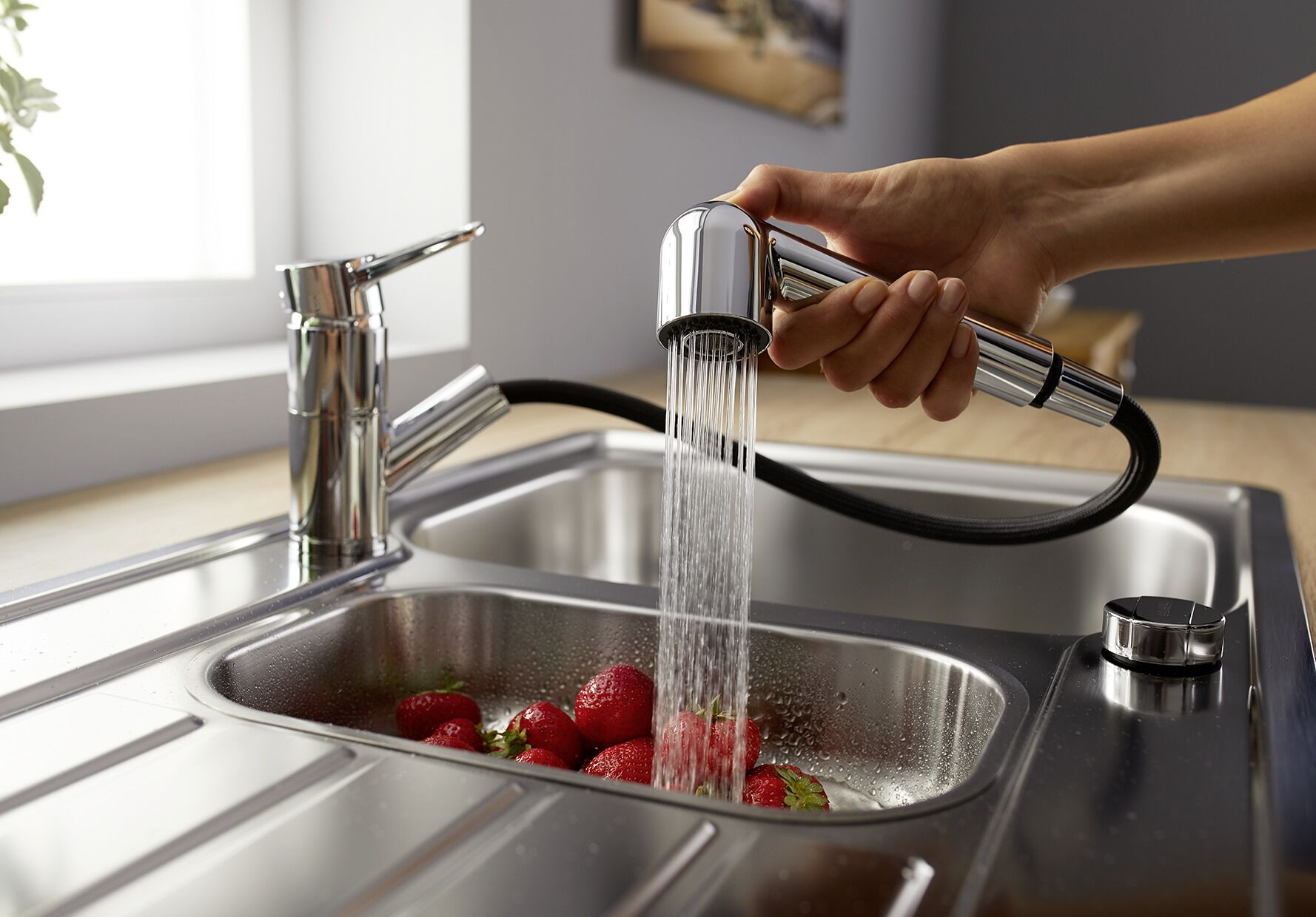 BLANCO LANTOS II 6 S-IF INOX 18/10 dorada četkom - sjajni, pribor 18/10, s dalj. upr