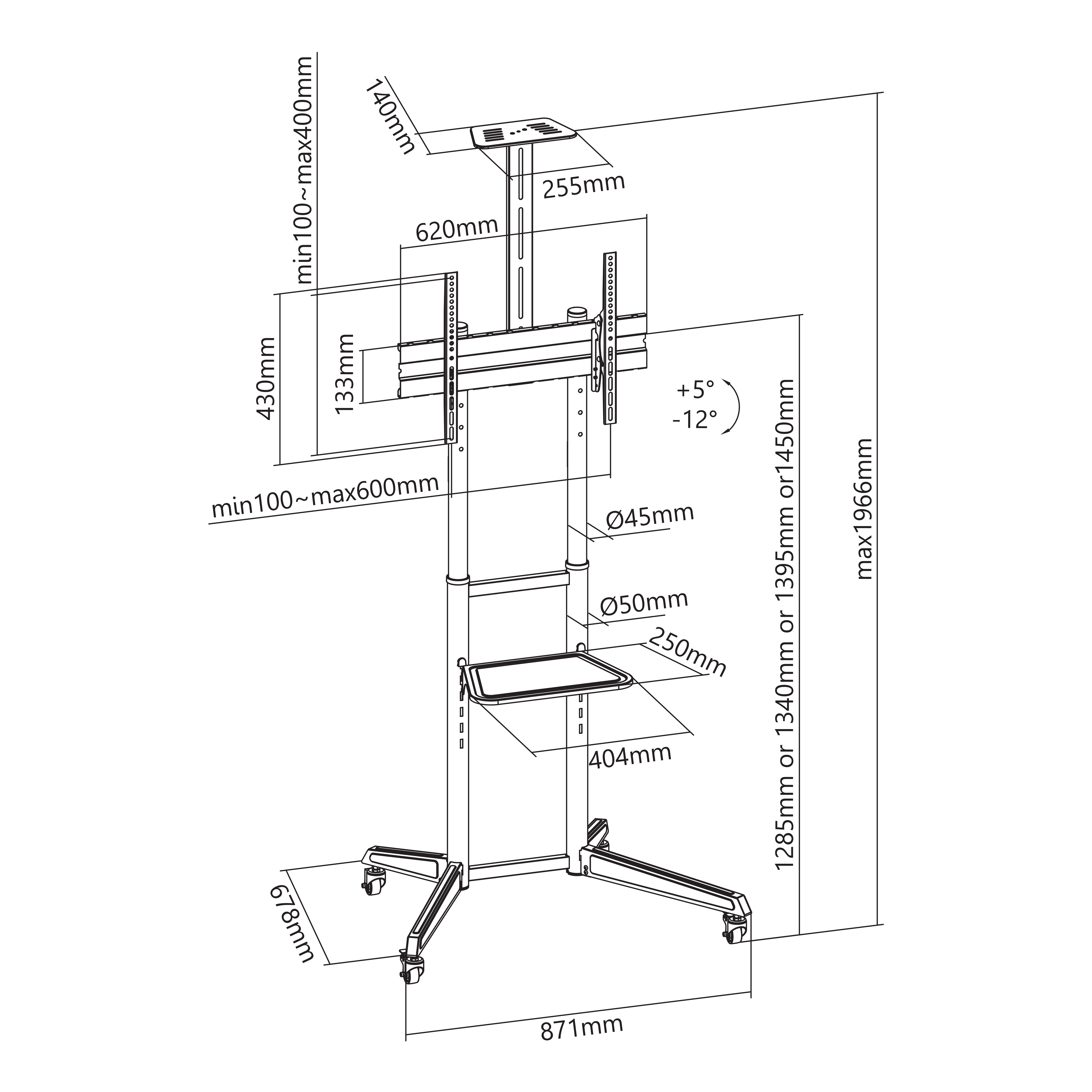 PODNI MOBILNI STALAK SBOX FS-401