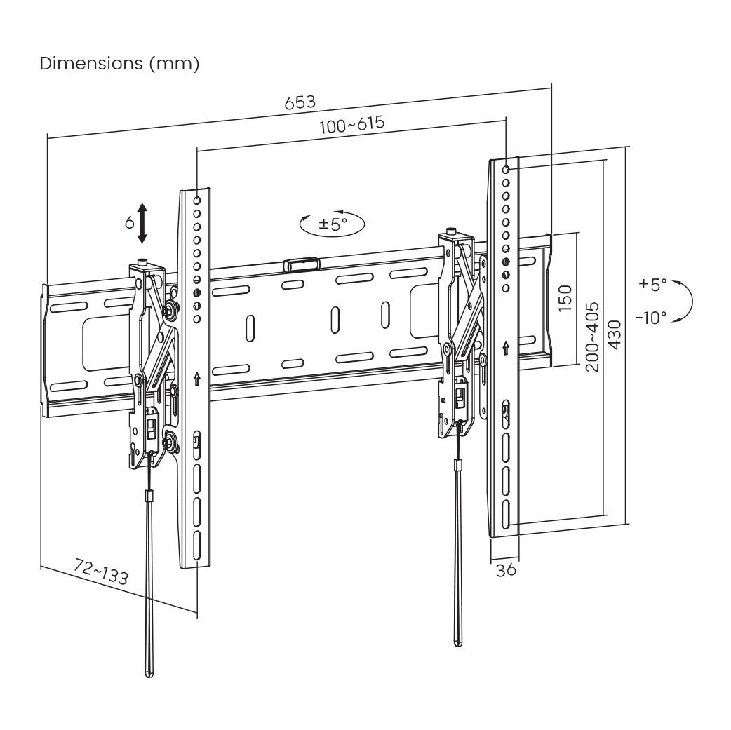ZIDNI STALAK SBOX PLB-6546T-2