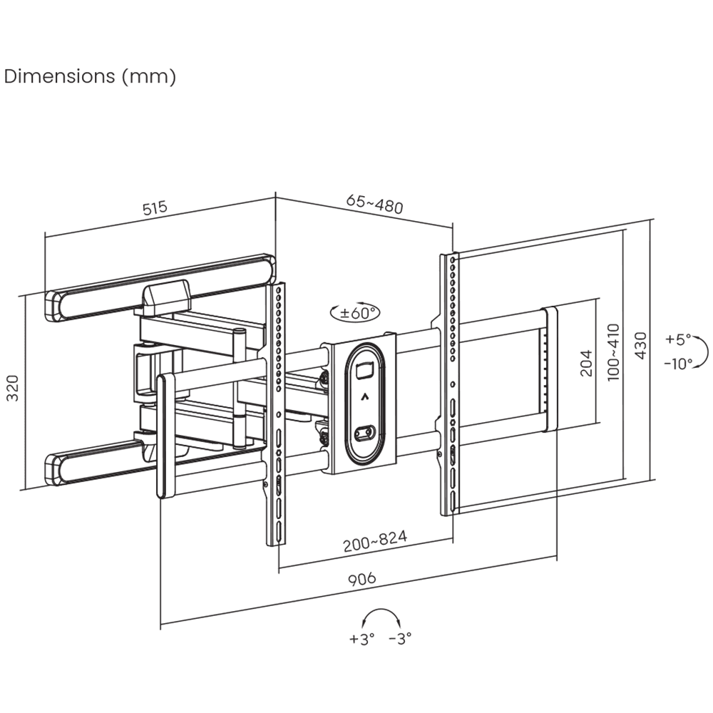ZIDNI STALAK SBOX PLB-8148