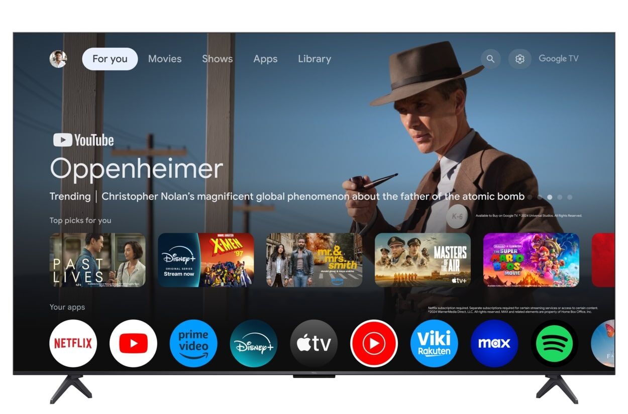 TCL 65'' MINI LED 65C6K Google TV