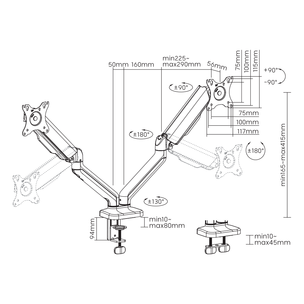 STOLNI STALAK SBOX LCD-S024-2