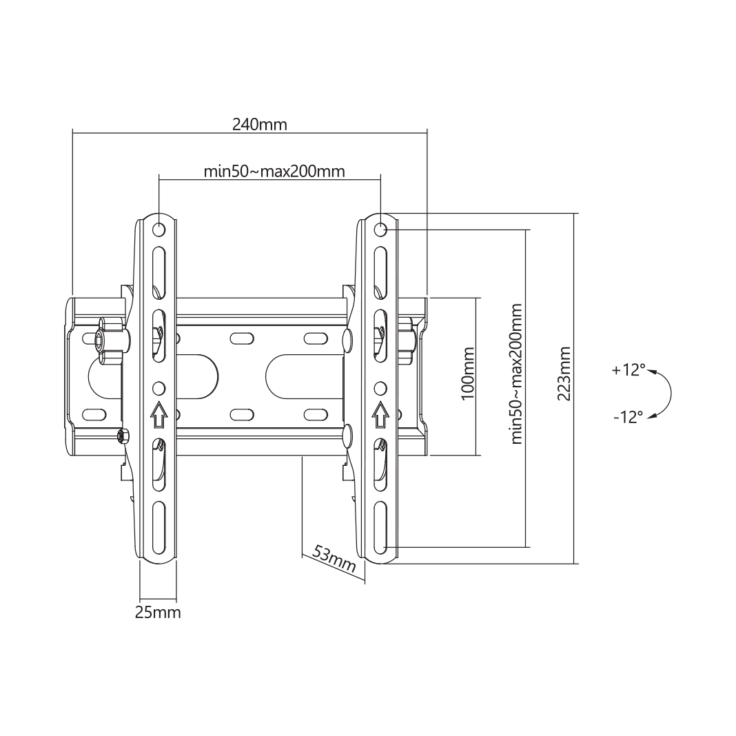 ZIDNI STALAK SBOX PLB-2522T-2