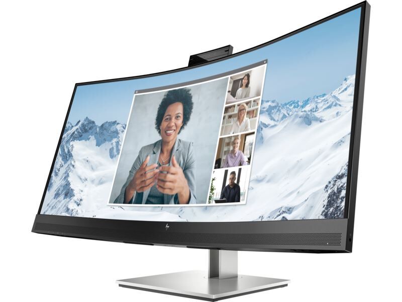 HP 34'' E34m G4 WQHD monitor, VA, 21:9, 3440x1440, 60 Hz,Zakrivljeni