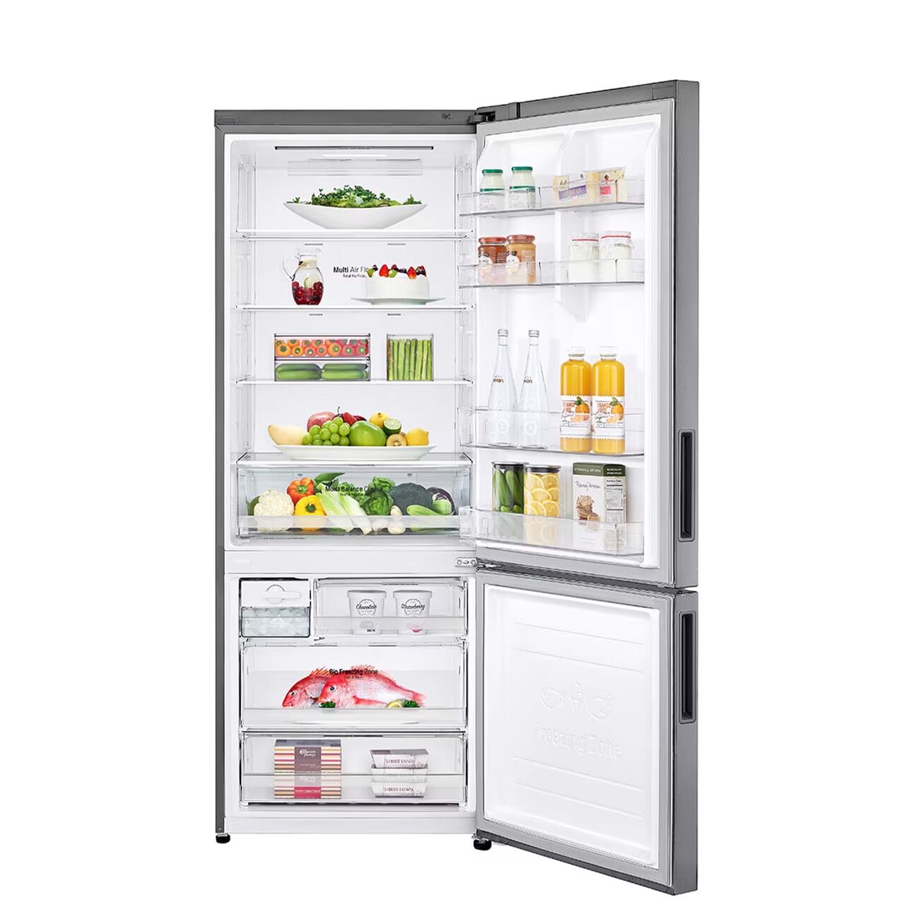 LG hladnjak GBB566PZHMN (E) 185/ 70 cm platinasto srebrna