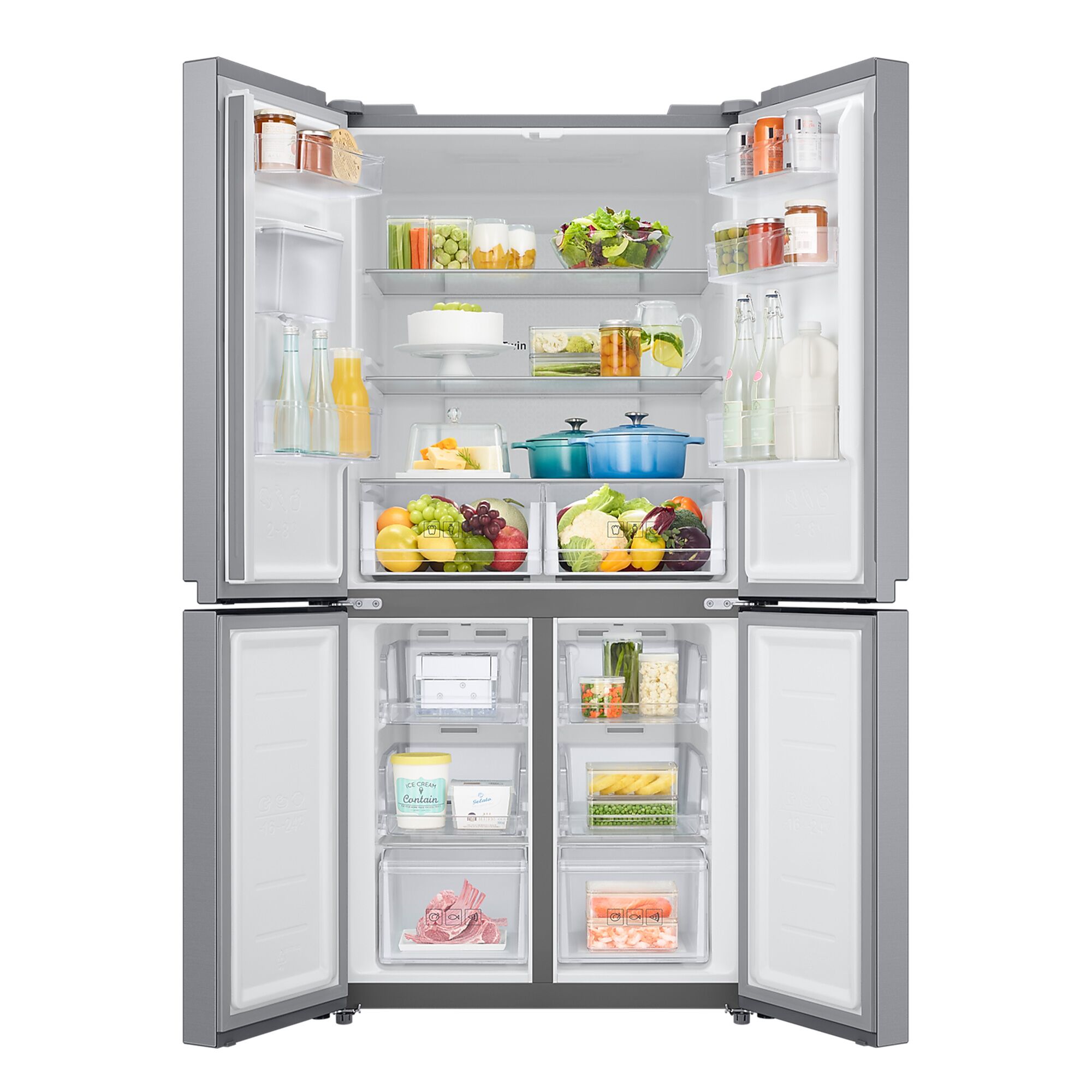 SAMSUNG hladnjak FDR RF48A401EM9/EO (E) Silver metal