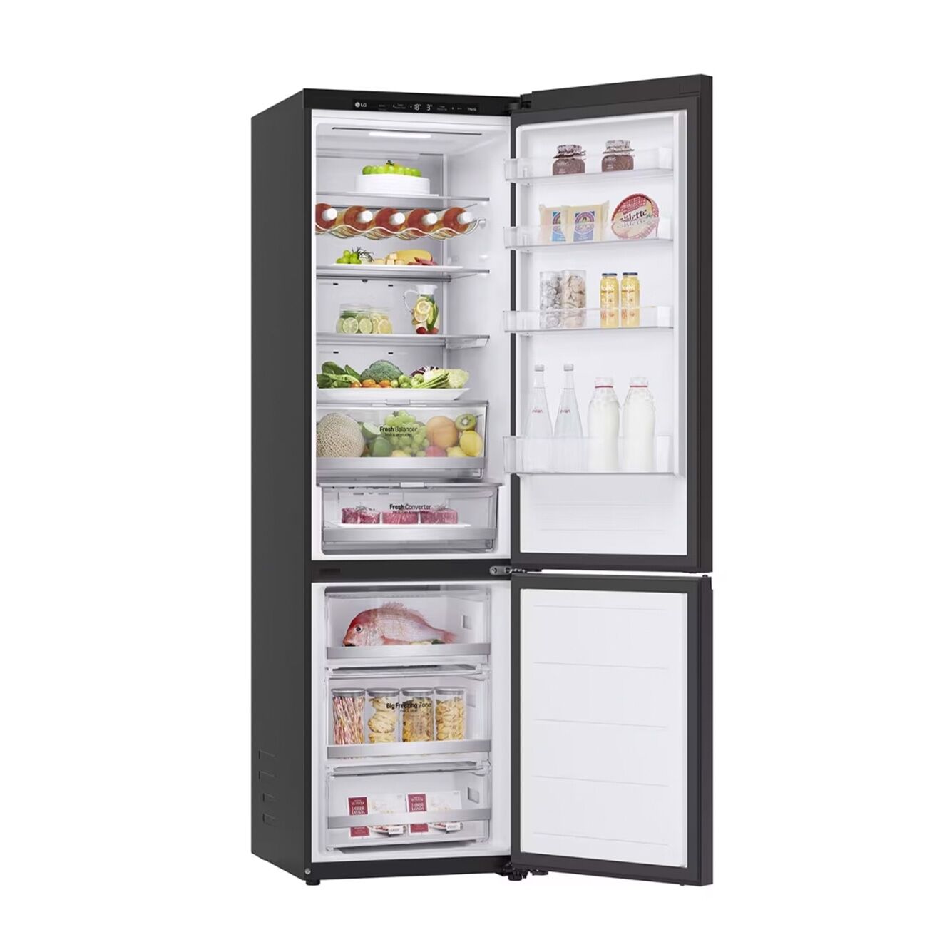 LG hladnjak GBB72TW9DQ (D) 203/ 60 cm 387 lit bijelo staklo