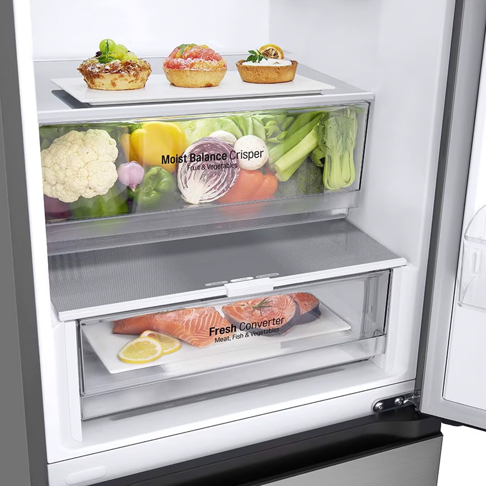 LG hladnjak GBV3100CPY (C) 186 cm 344 lit Srebrna