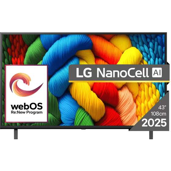 LG 43'' 43NANO80A3B LED UHD Smart Nano Cell