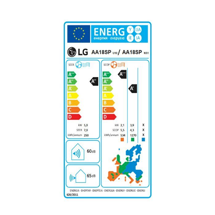 LG Klima uređaj ART Cool Mirror AA18SP 5.0kW A++