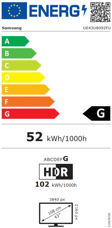 Samsung 43'' UE43U8092FUXXH LED UHD