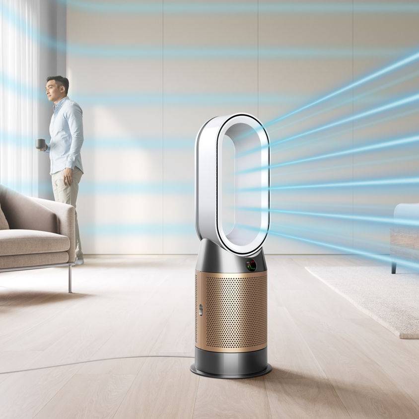 Dyson pročišćivač grije i hladi HP12, De-NOx HP2 (546327) White/Gold