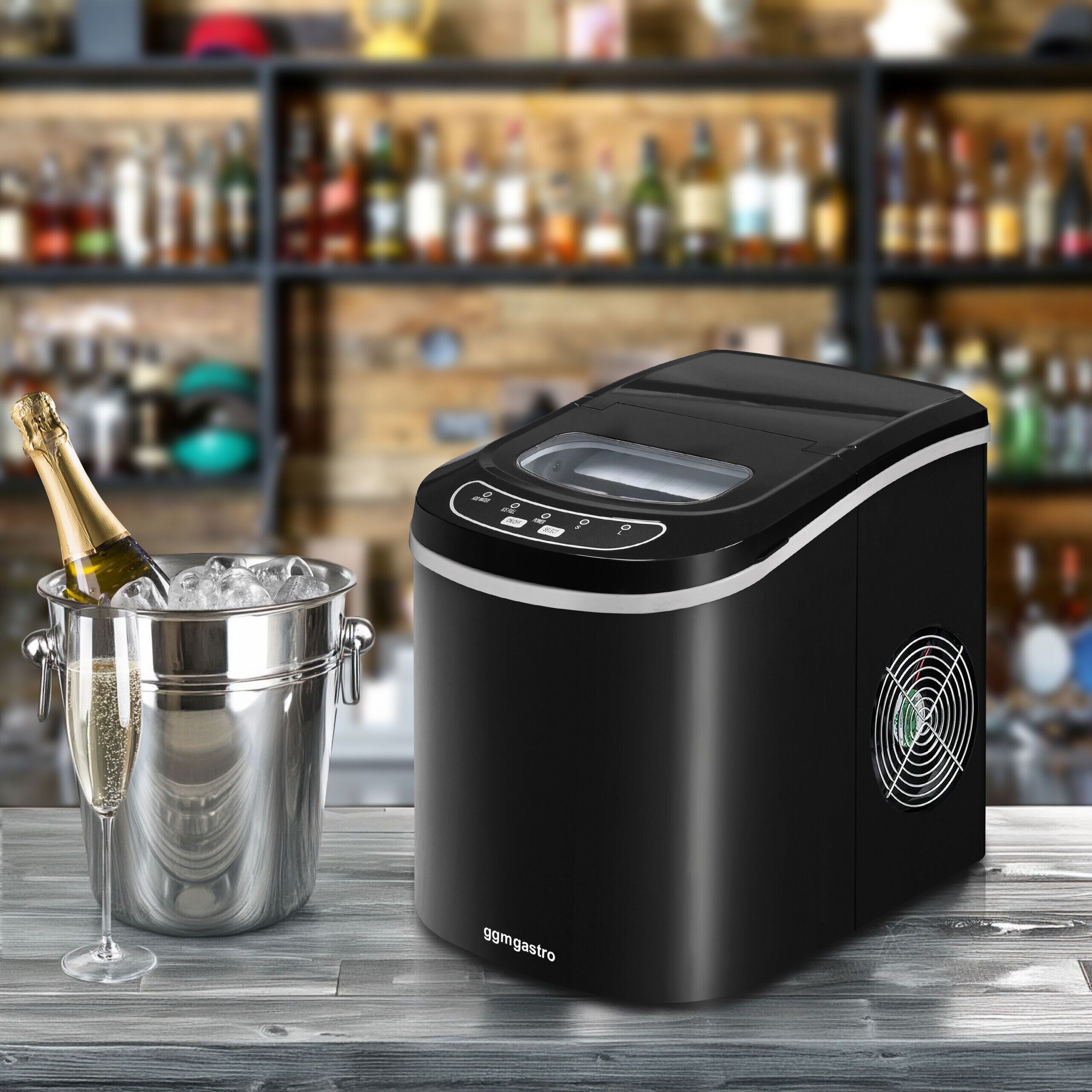 GGM Gastro EBBH12 Mini Ledomat - crni