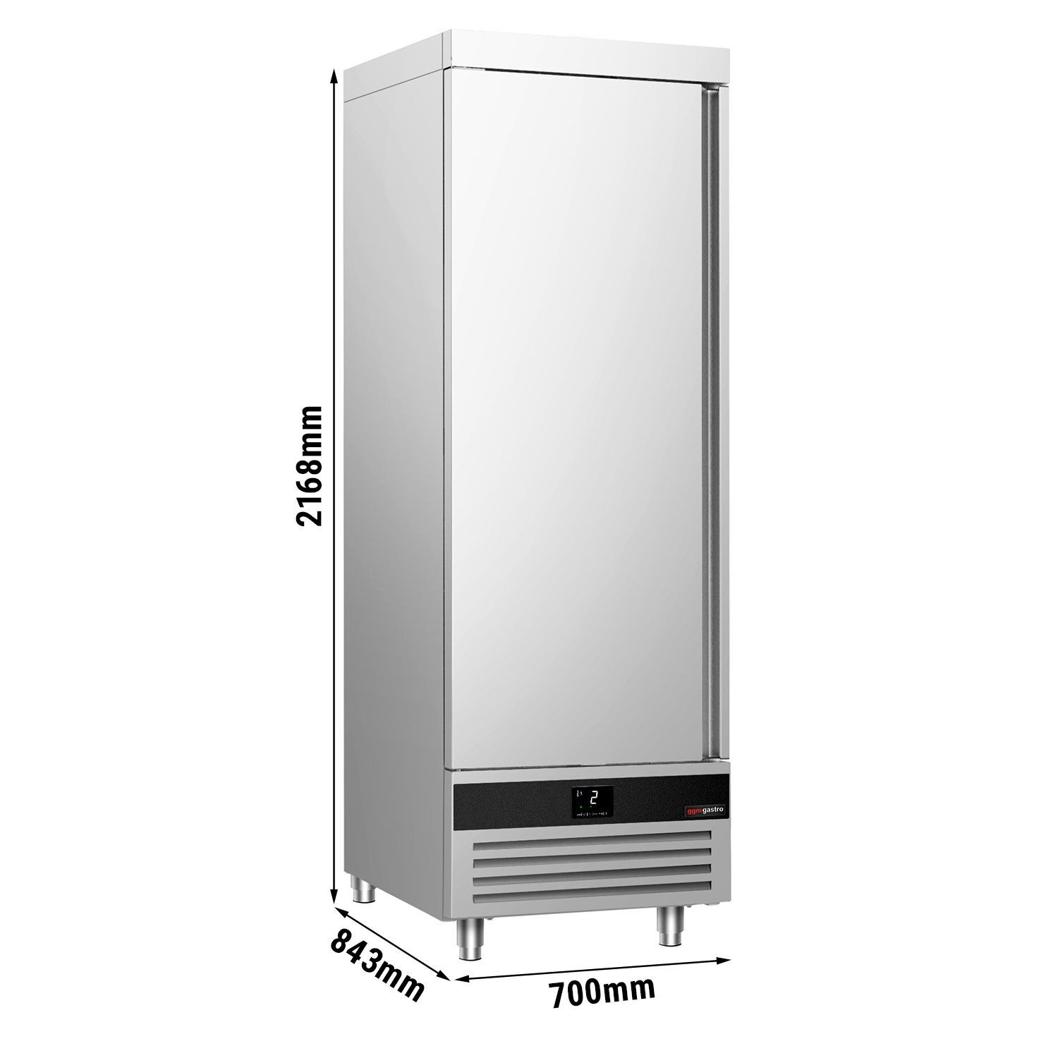 GGM Gastro Premium GKND700 Inox hladnjak GN2/1 700l