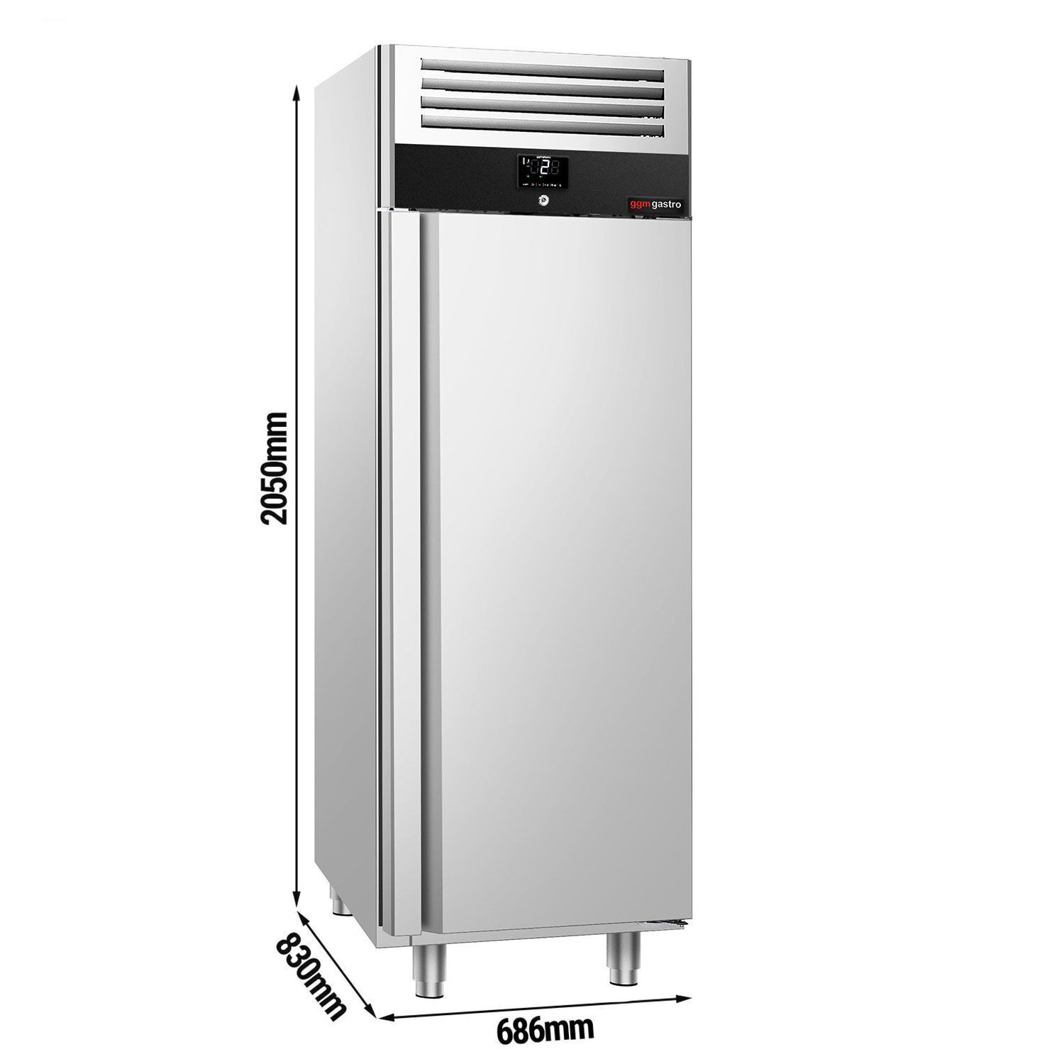 GGM Gastro Premium KC600NDN Inox hladnjak GN2/1 600l