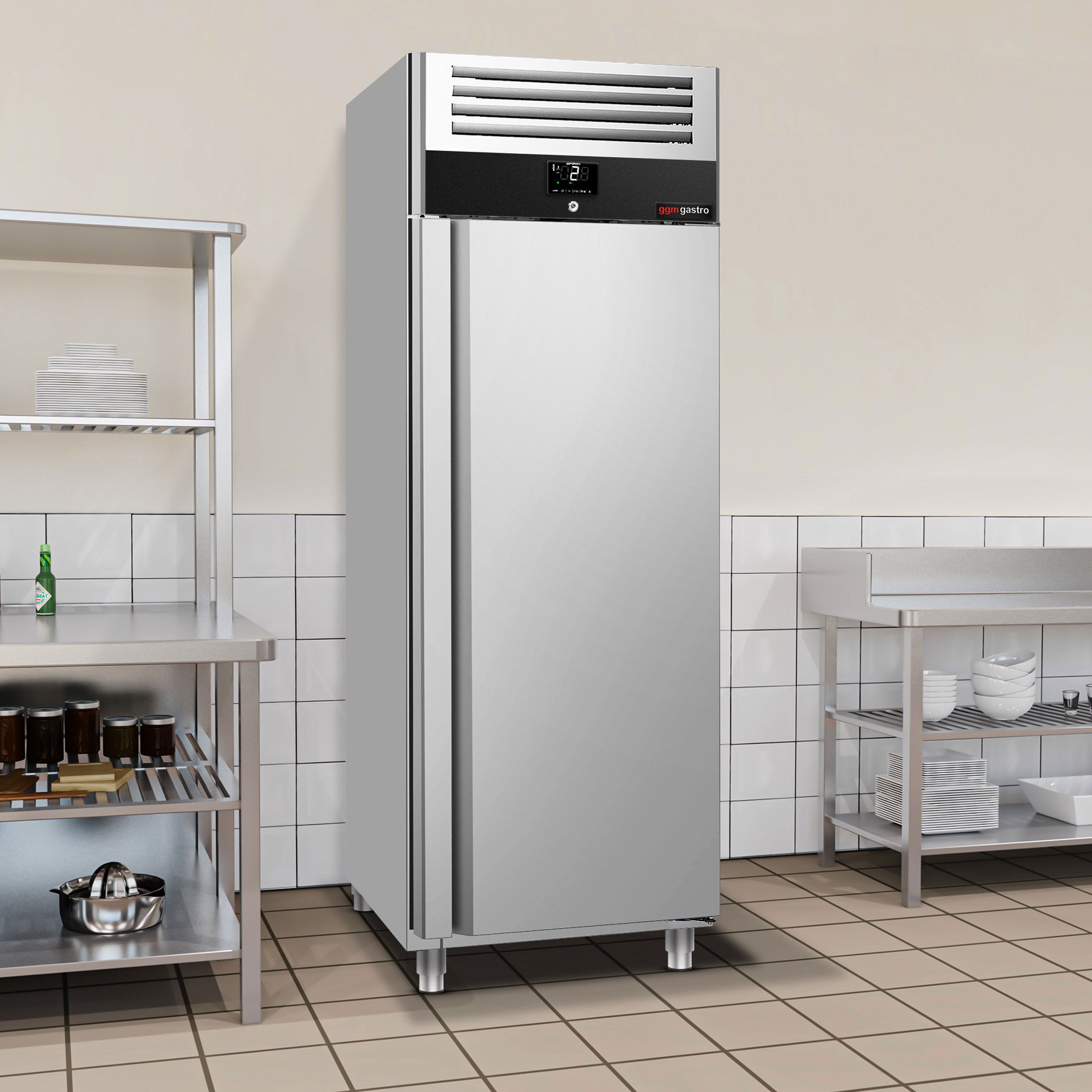 GGM Gastro Premium KC600NDN Inox hladnjak GN2/1 600l