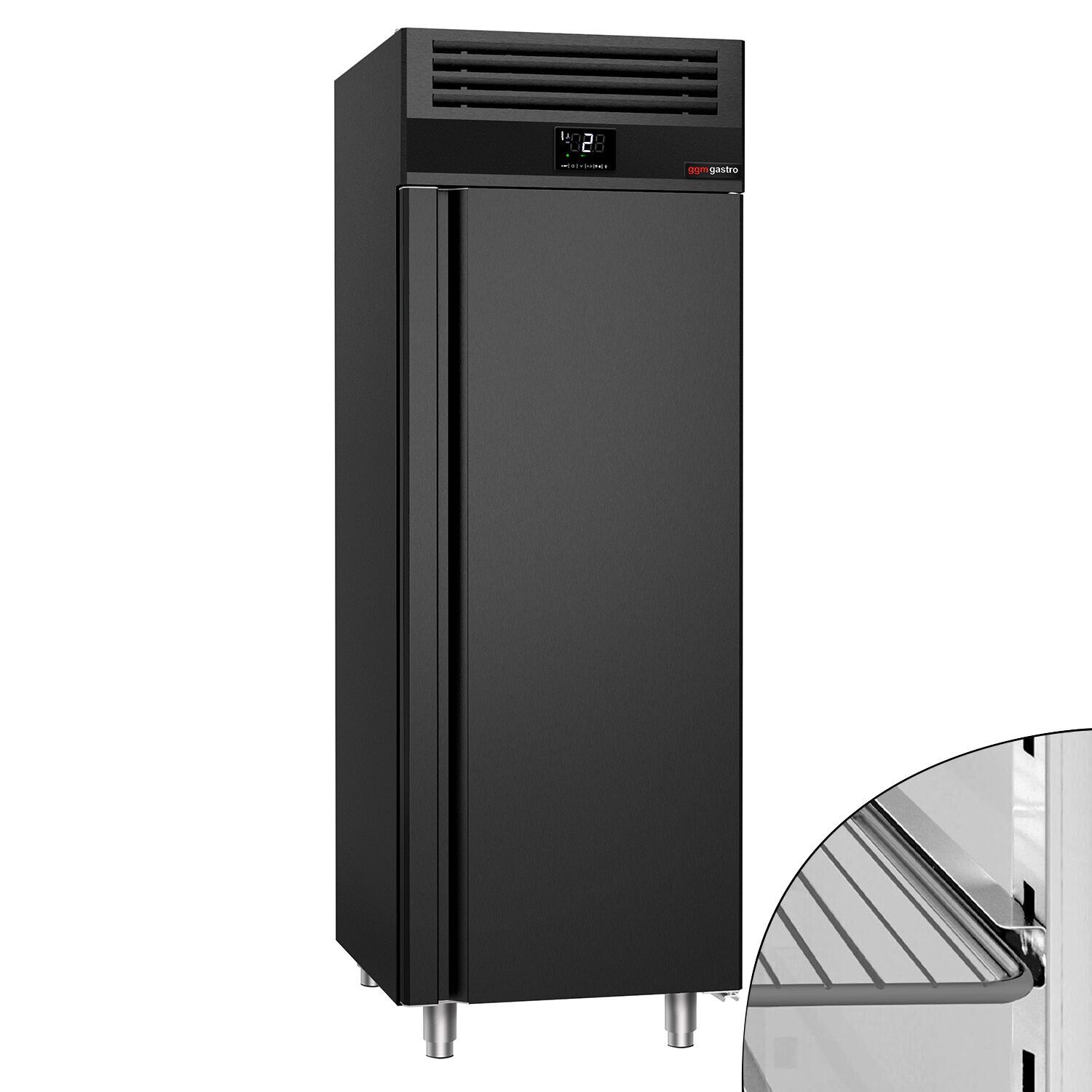 GGM Gastro KF700B-EF Inox hladnjak GN2/1 700l Crni