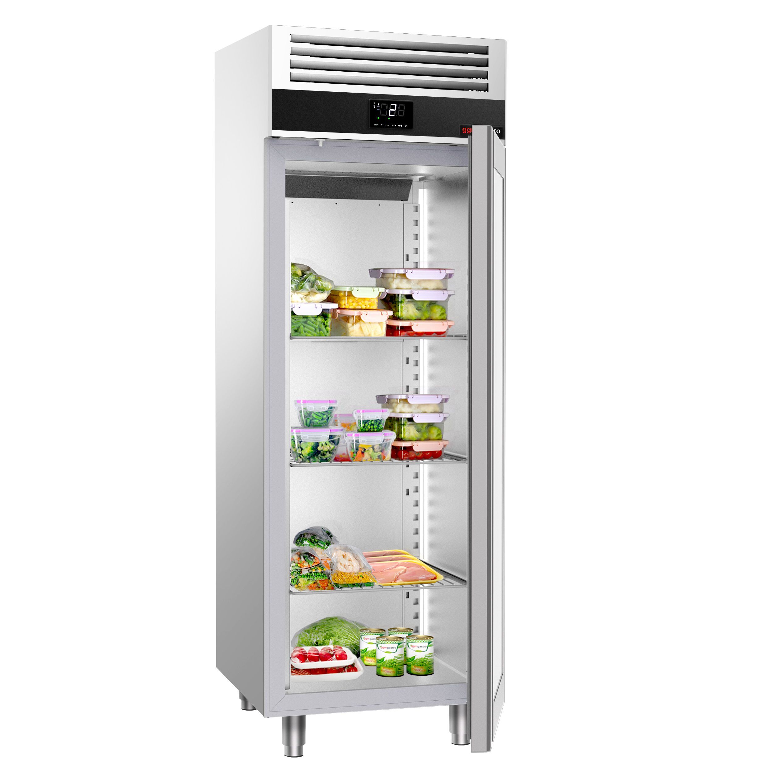 GGM Gastro PREMIUM KF700NDG-EF Inox hladnjak 700l