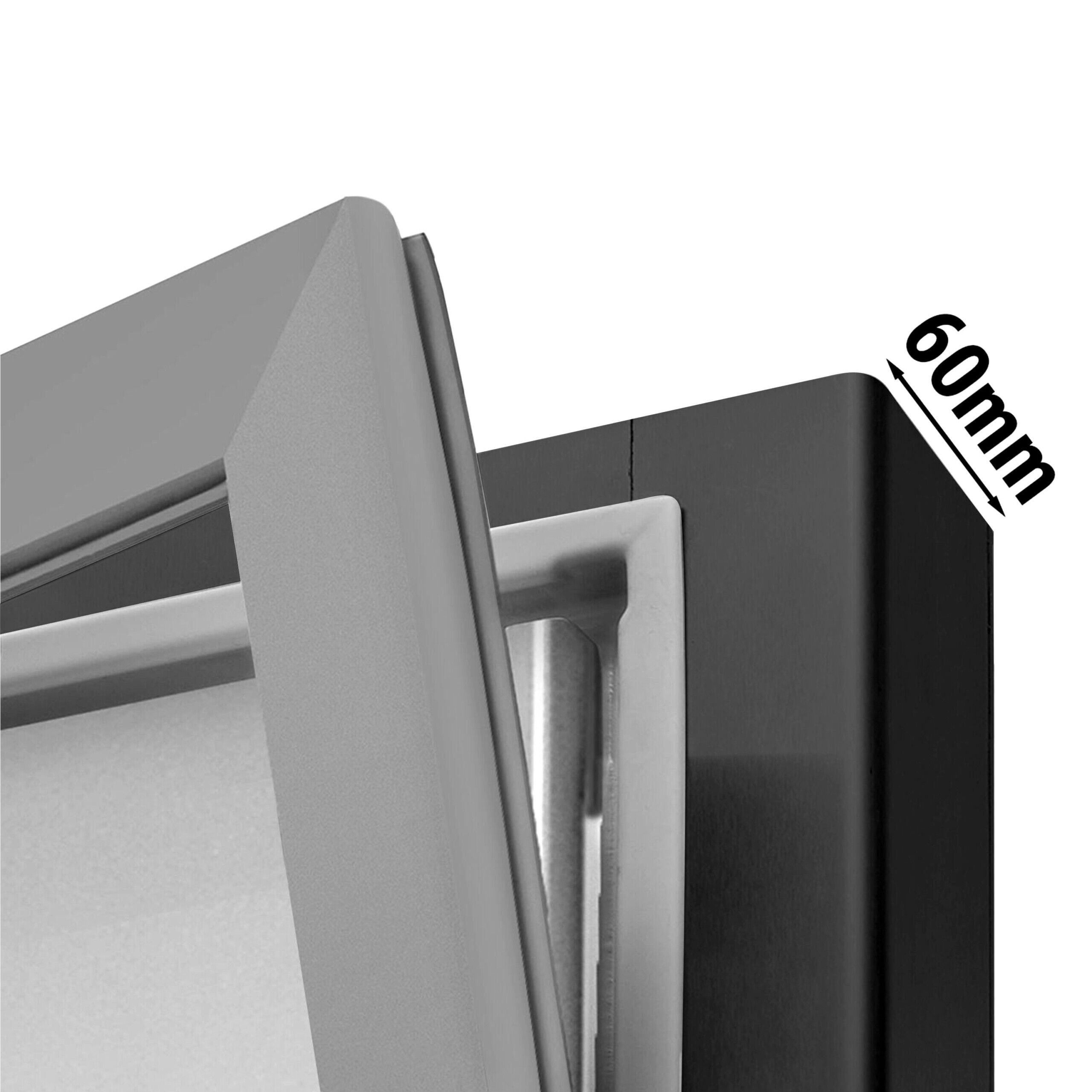 GGM Gastro KF700B-EF Inox hladnjak GN2/1 700l Crni