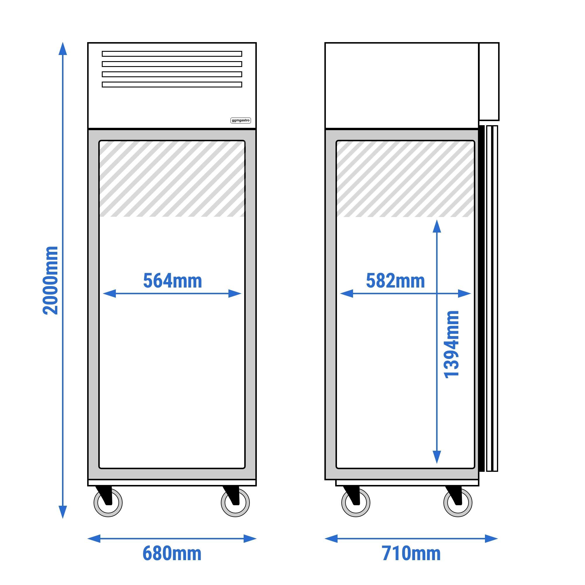 GGM Gastro KG400T1ND Inox hladnjak 400l