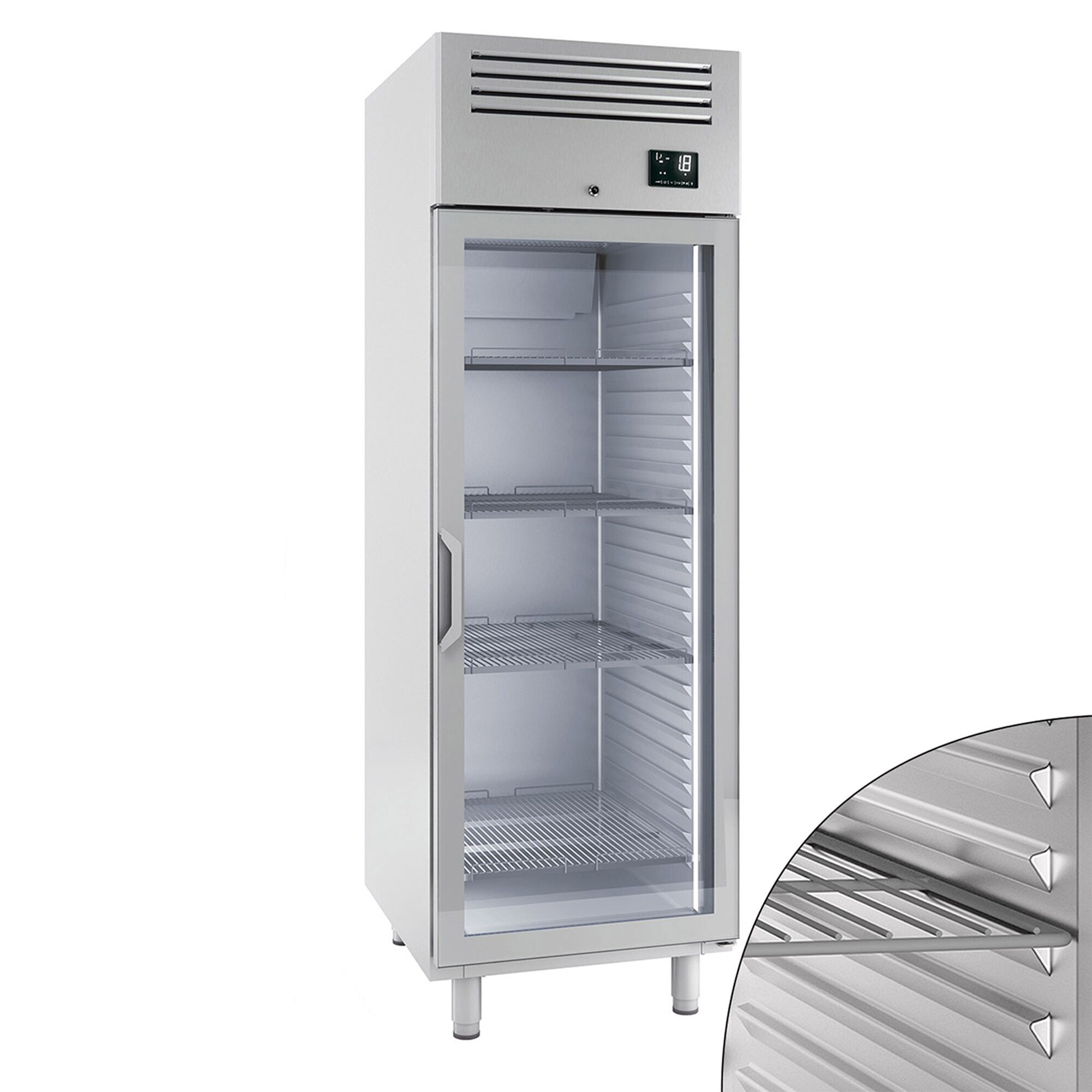 GGM Gastro PREMIUM Plus KGI78T1G Inox hladnjak GN 2/1 560l