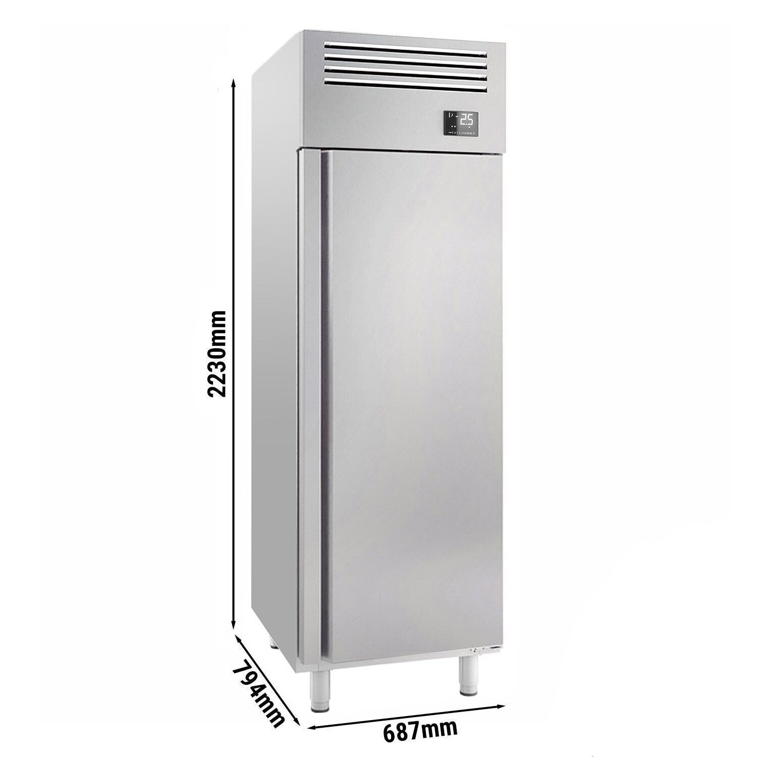 GGM Gastro PremiumPlus KGI78T1 Inox hladnjak GN2/1 560l