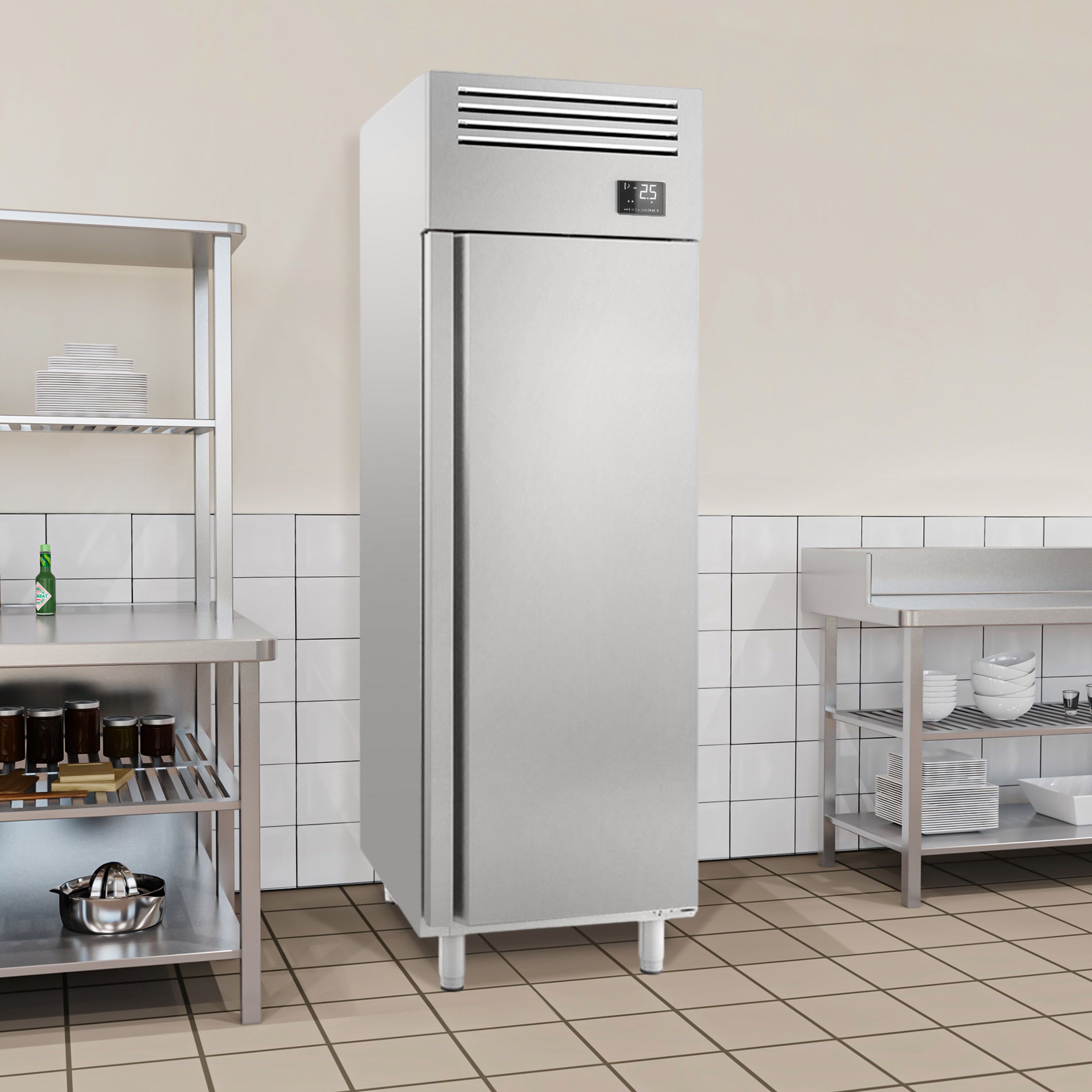 GGM Gastro PremiumPlus KGI78T1 Inox hladnjak GN2/1 560l