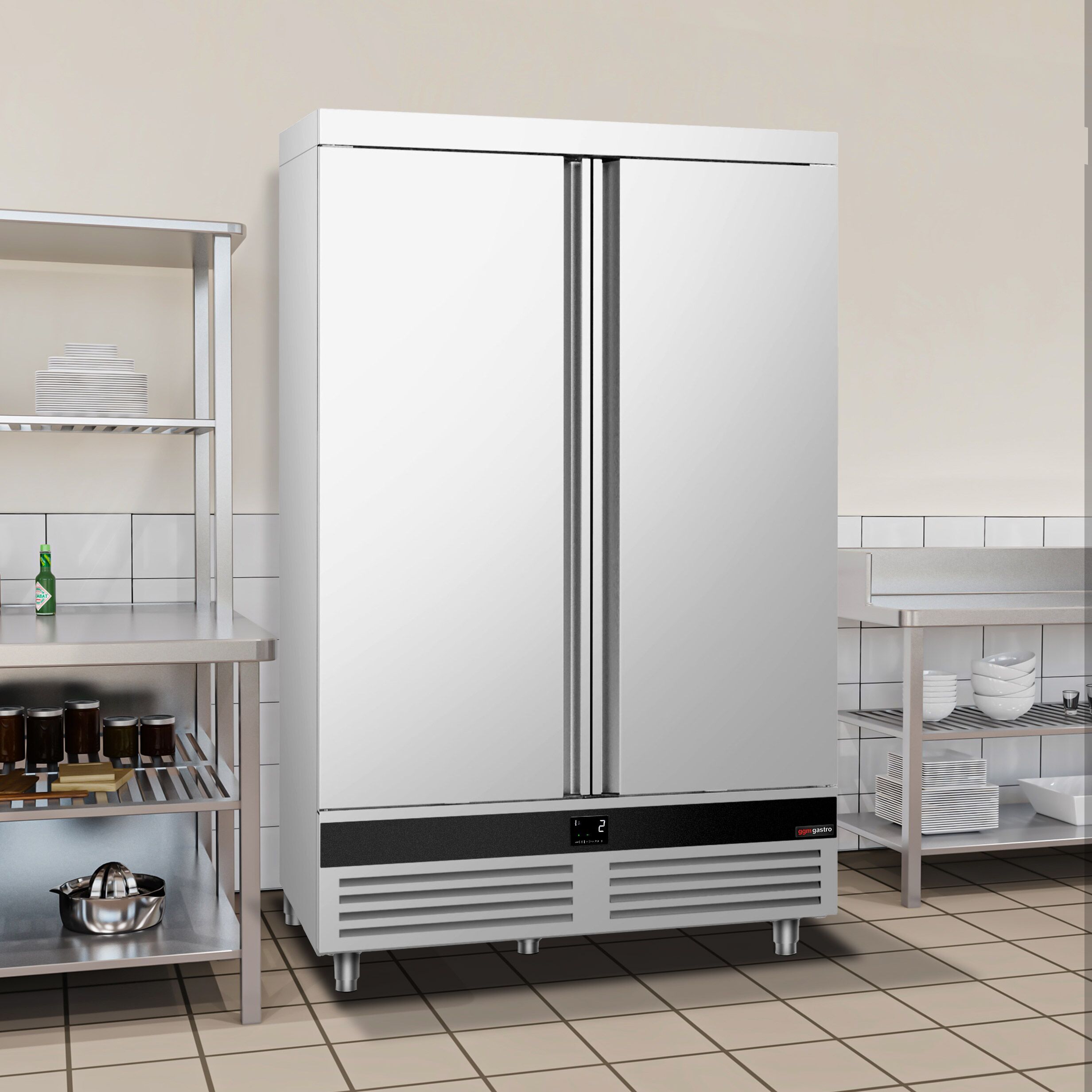 GGM Gastro KND1400 PREMIUM Inox hladnjak 1200l