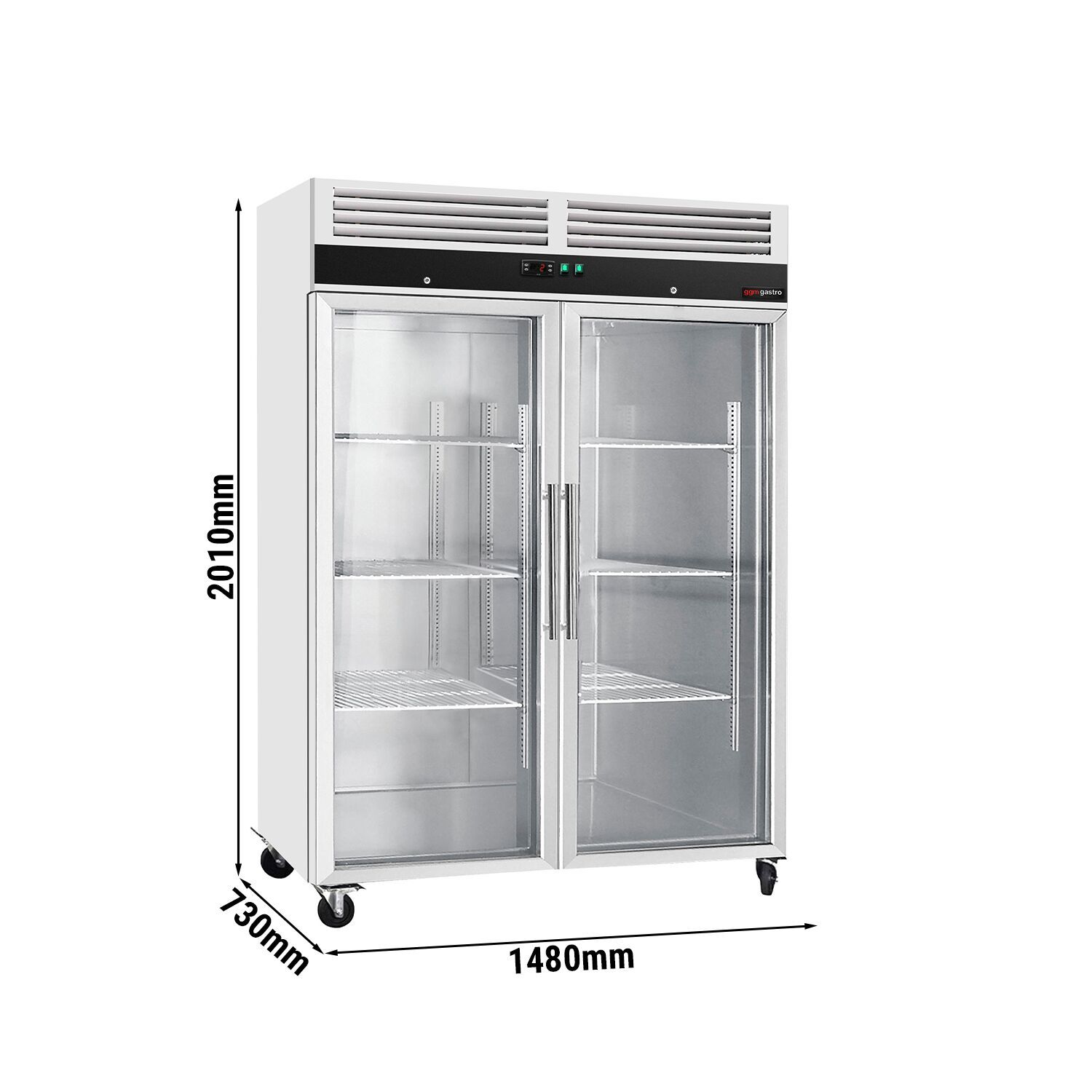 GGM Gastro KS1200GND Inox hladnjak 1200l