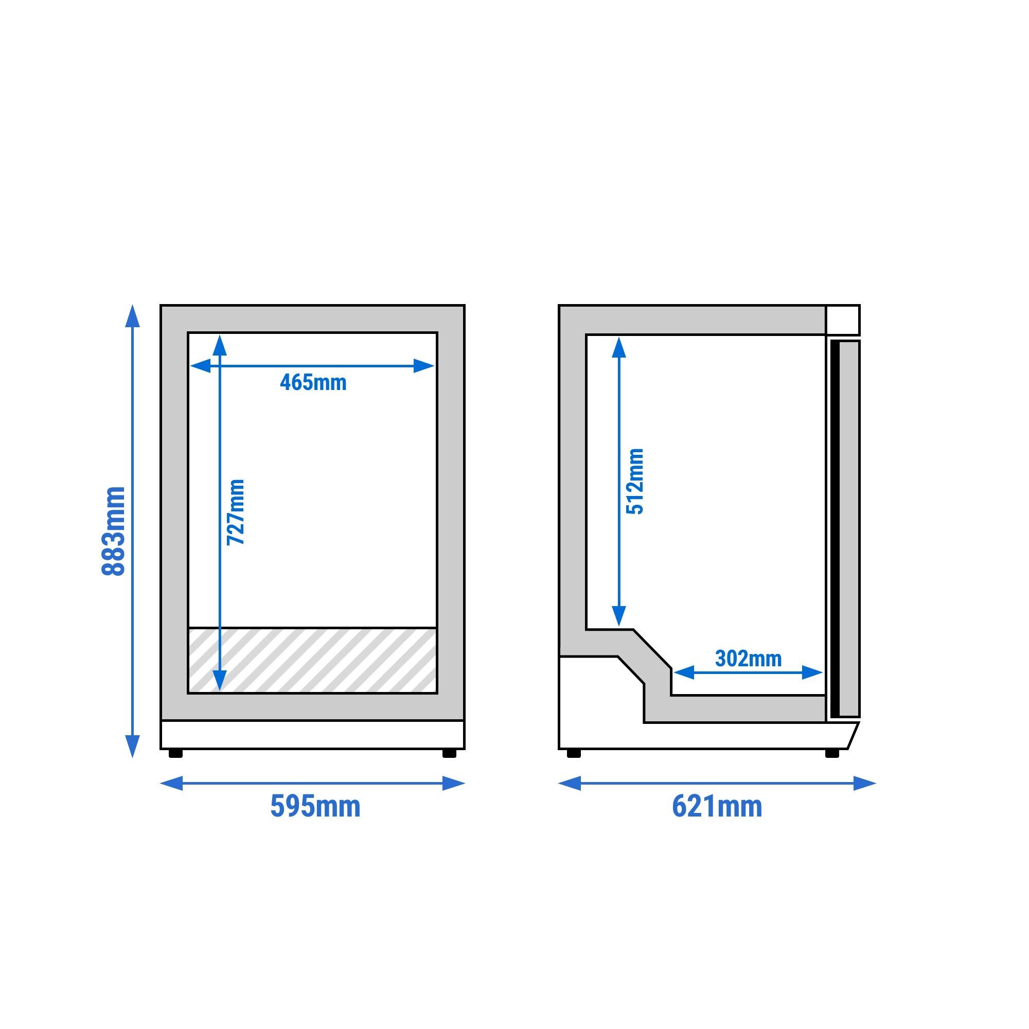 GGM Gastro KSBL200E Inox hladnjak za skladištenje 200l