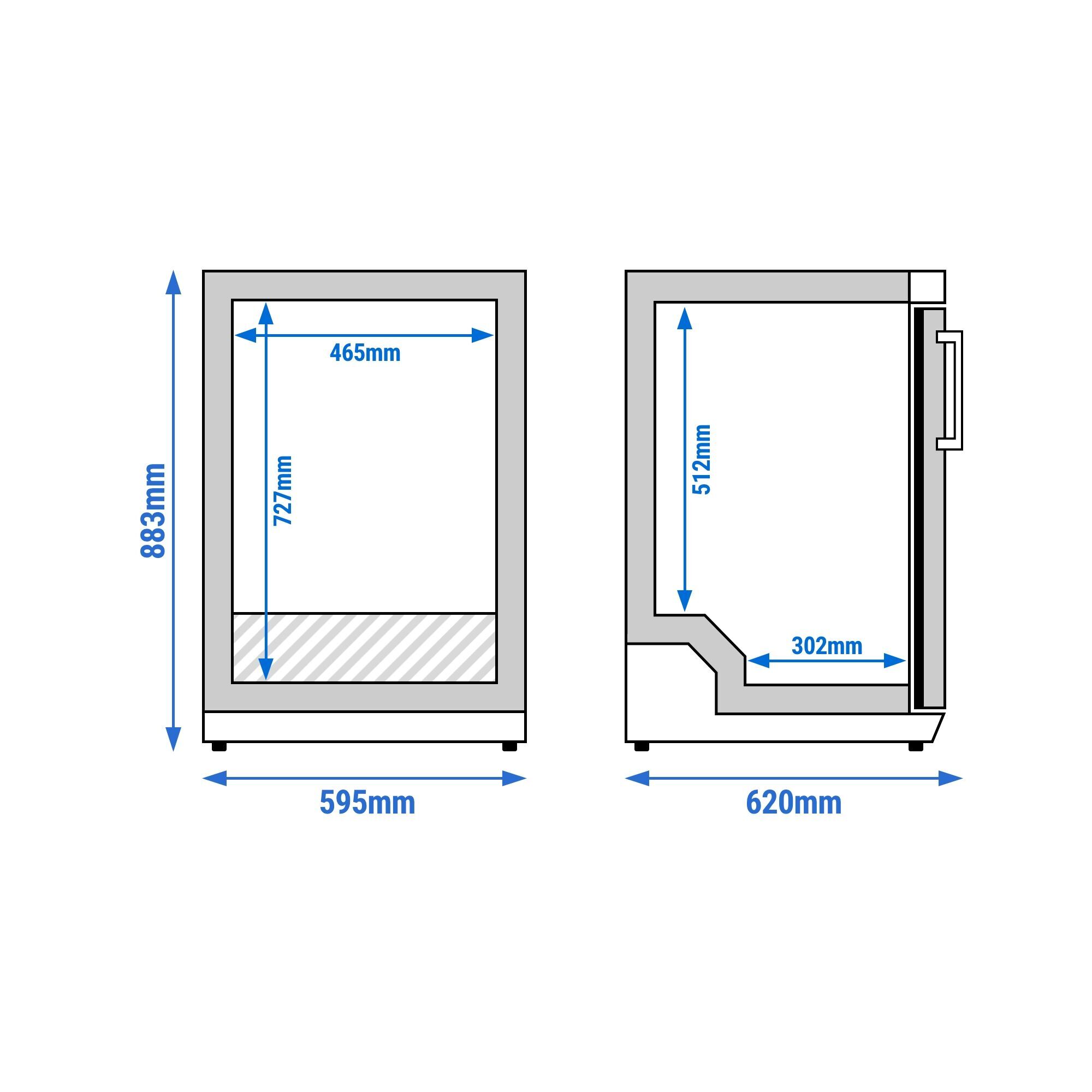 GGM Gastro KSBL200 Inox hladnjak za skladištenje 200l
