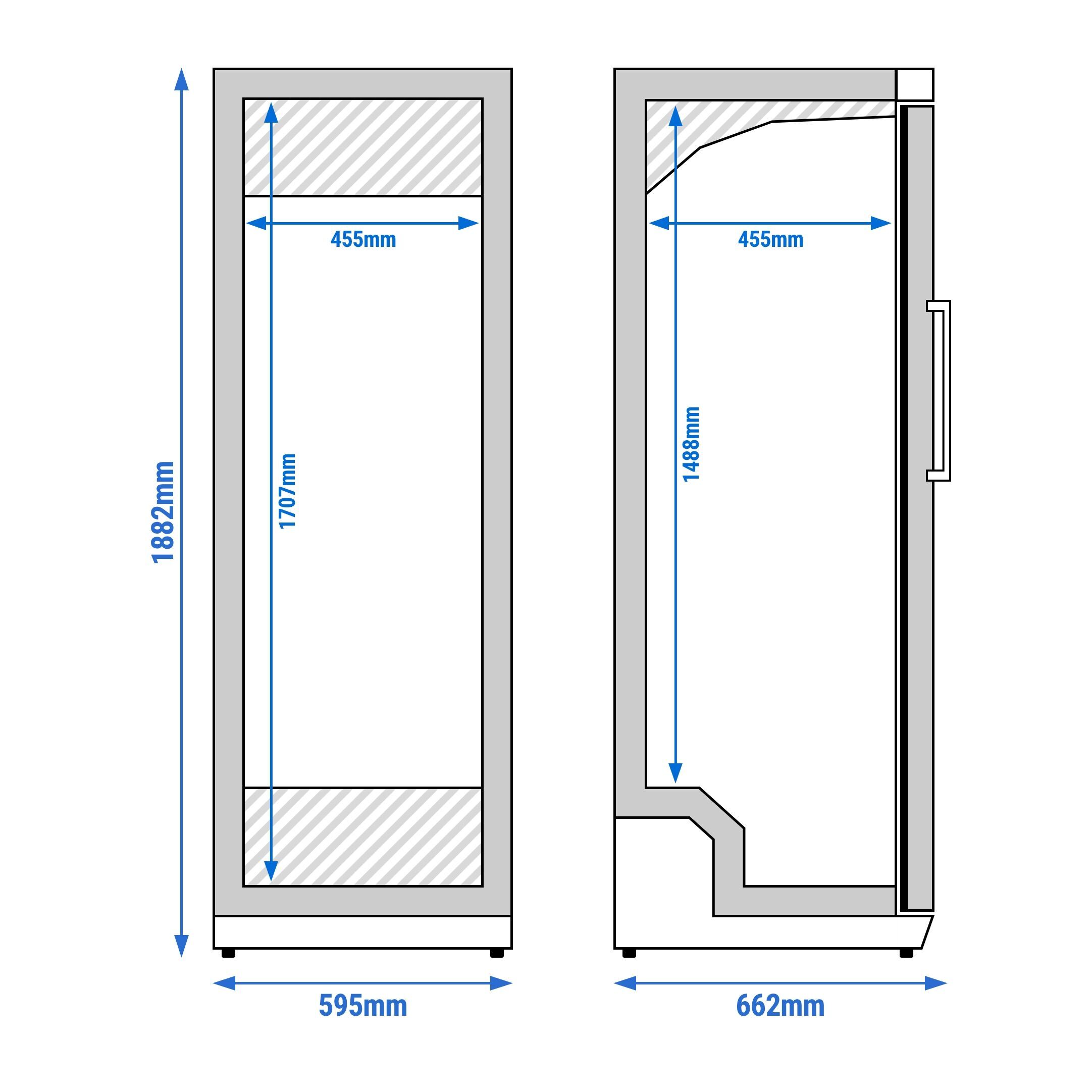 GGM Gastro KSBL400 Inox hladnjak za skladištenje 400l