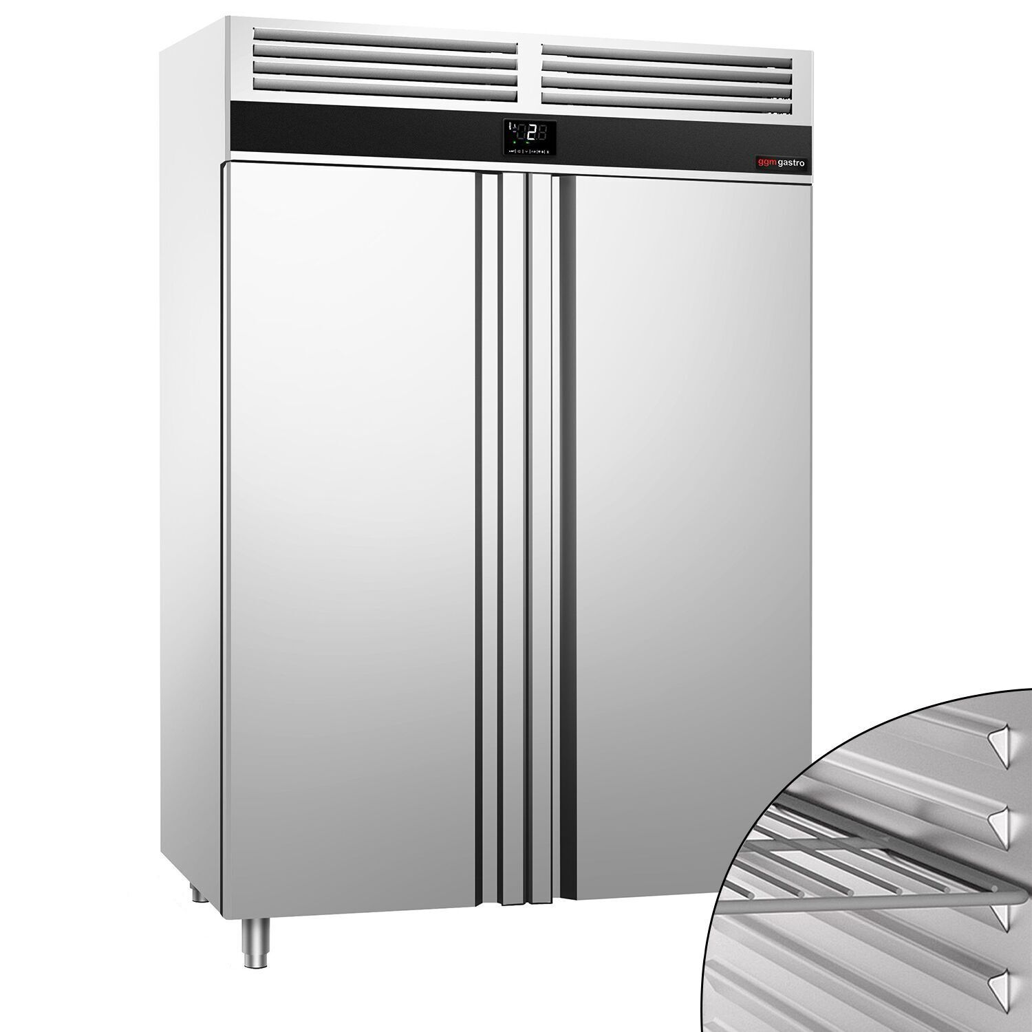 GGM Gastro KSF1400ET2-EF GN 2/1 PREMIUM Inox hladnjak 1400l