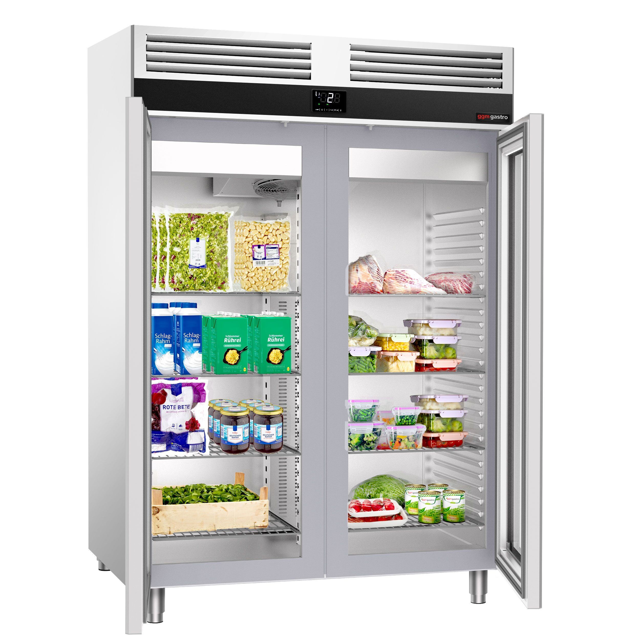 GGM Gastro PREMIUM KSF1400GT2-EF Inox hladnjak GN 2/1 1400l