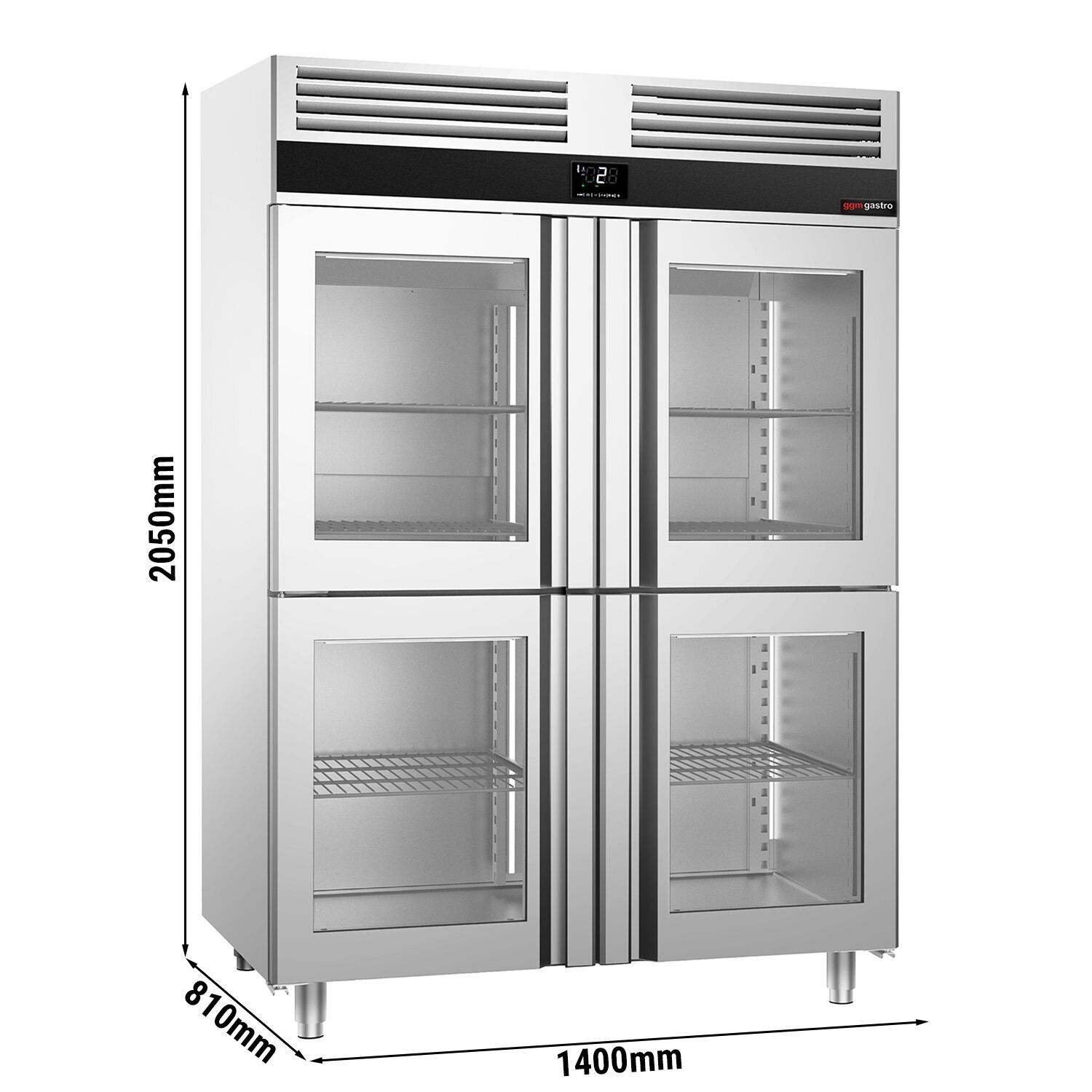 GGM Gastro PREMIUM KSF1482G Inox hladnjak GN 2/1 1400l