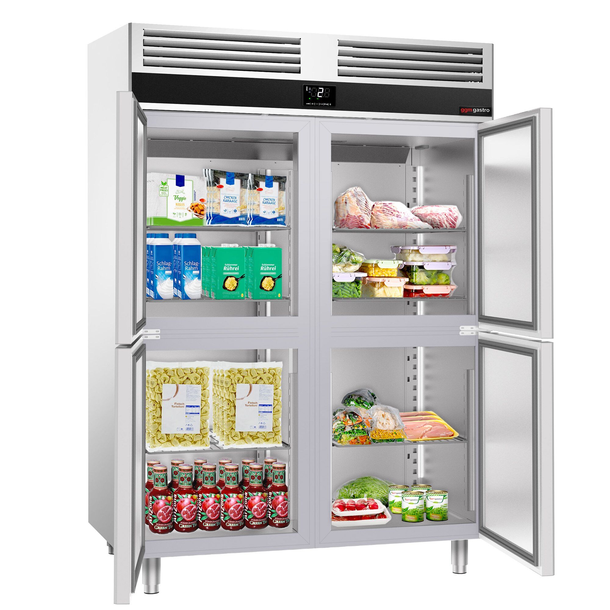 GGM Gastro KSF1482T GN 2/1 PREMIUM Inox hladnjak 1400l