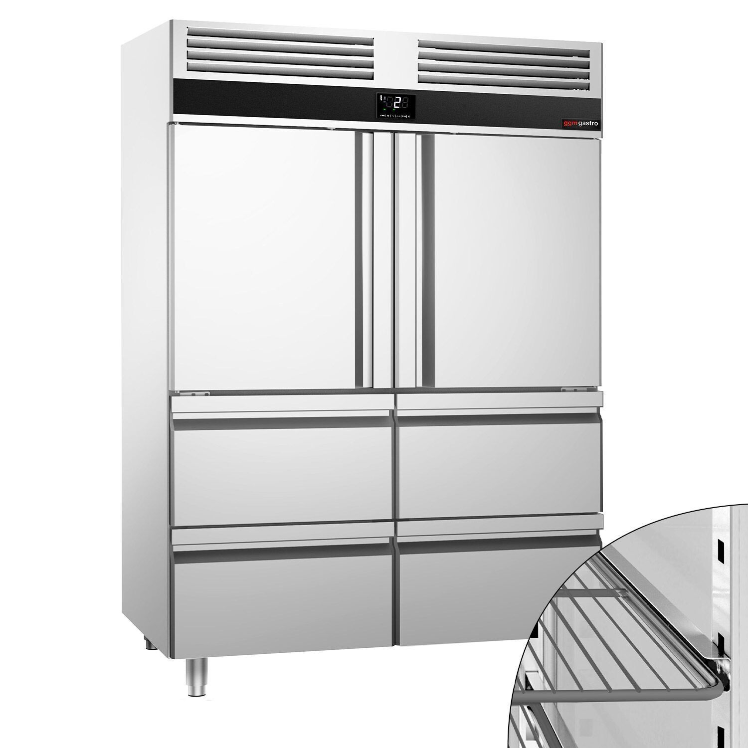 GGM Gastro KSF1482TS GN 2/1 PREMIUM Inox hladnjak 1400l