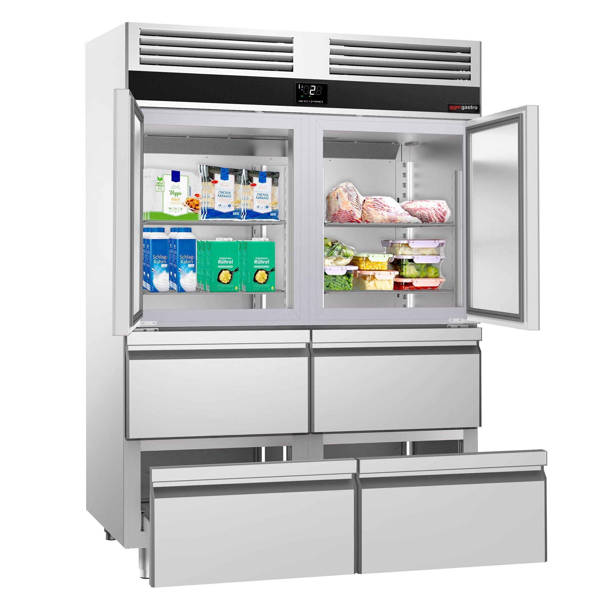 GGM Gastro KSF1482TS GN 2/1 PREMIUM Inox hladnjak 1400l