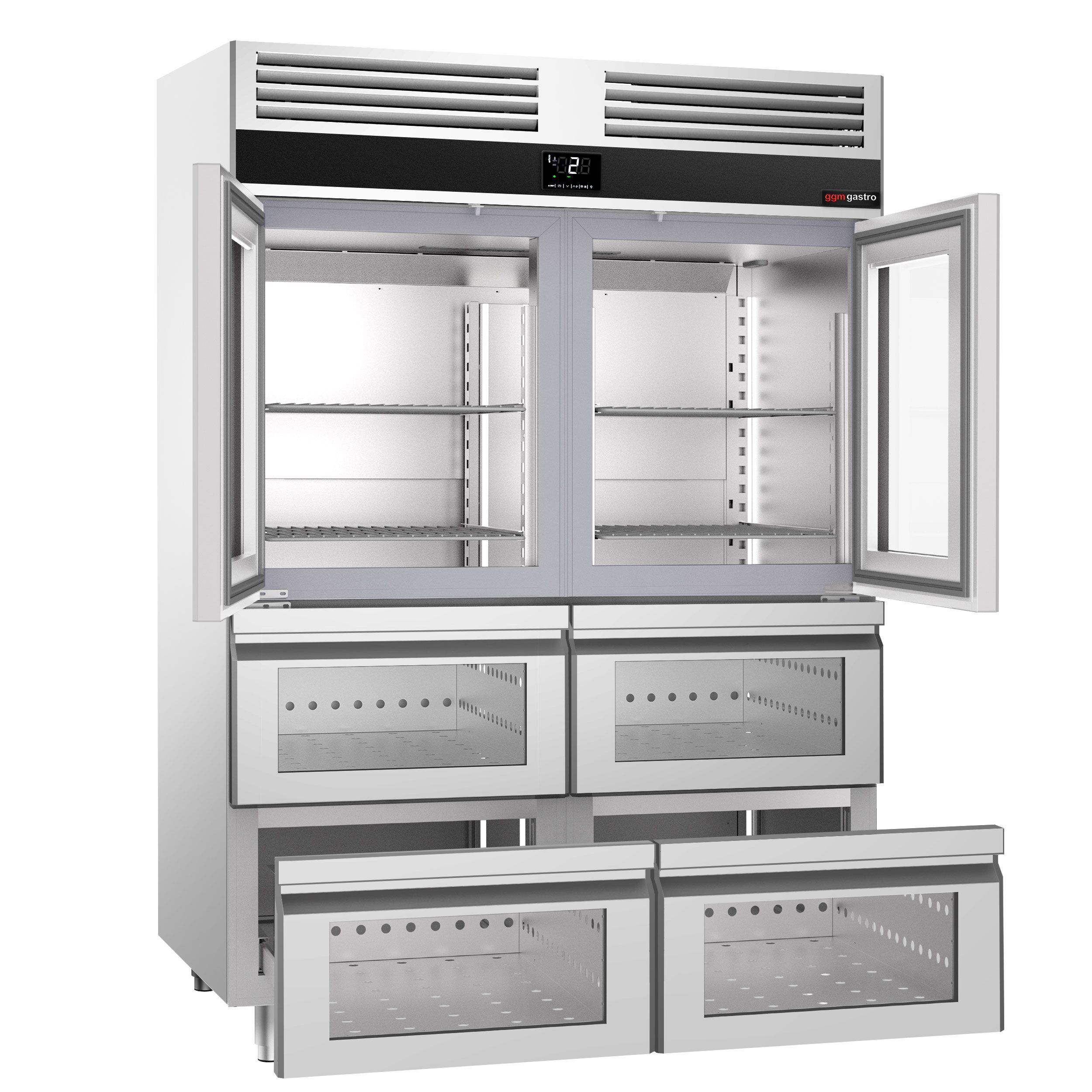 GGM Gastro PREMIUM KSF1482GS Inox hladnjak GN 2/1 1400l