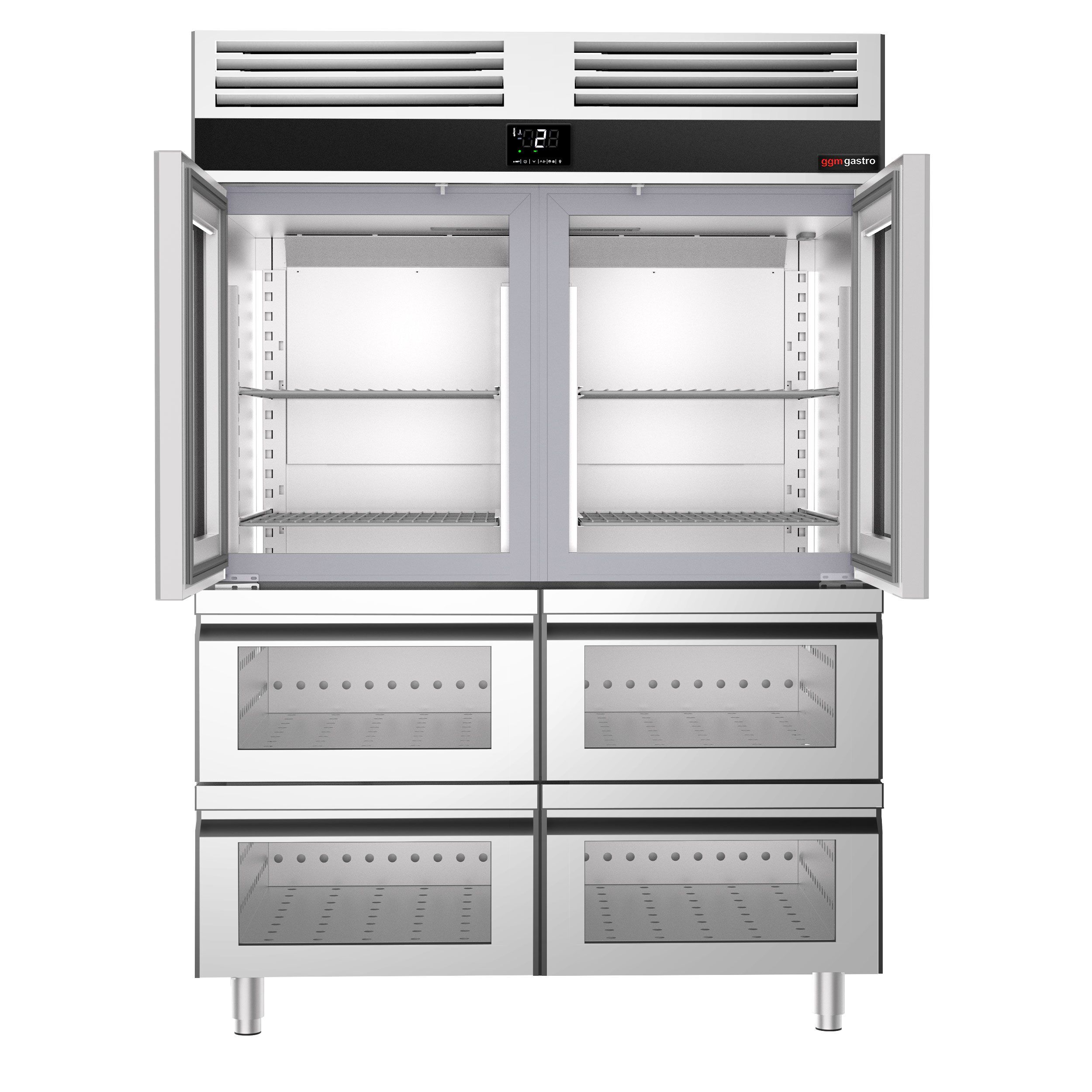 GGM Gastro PREMIUM KSF1482GS Inox hladnjak GN 2/1 1400l