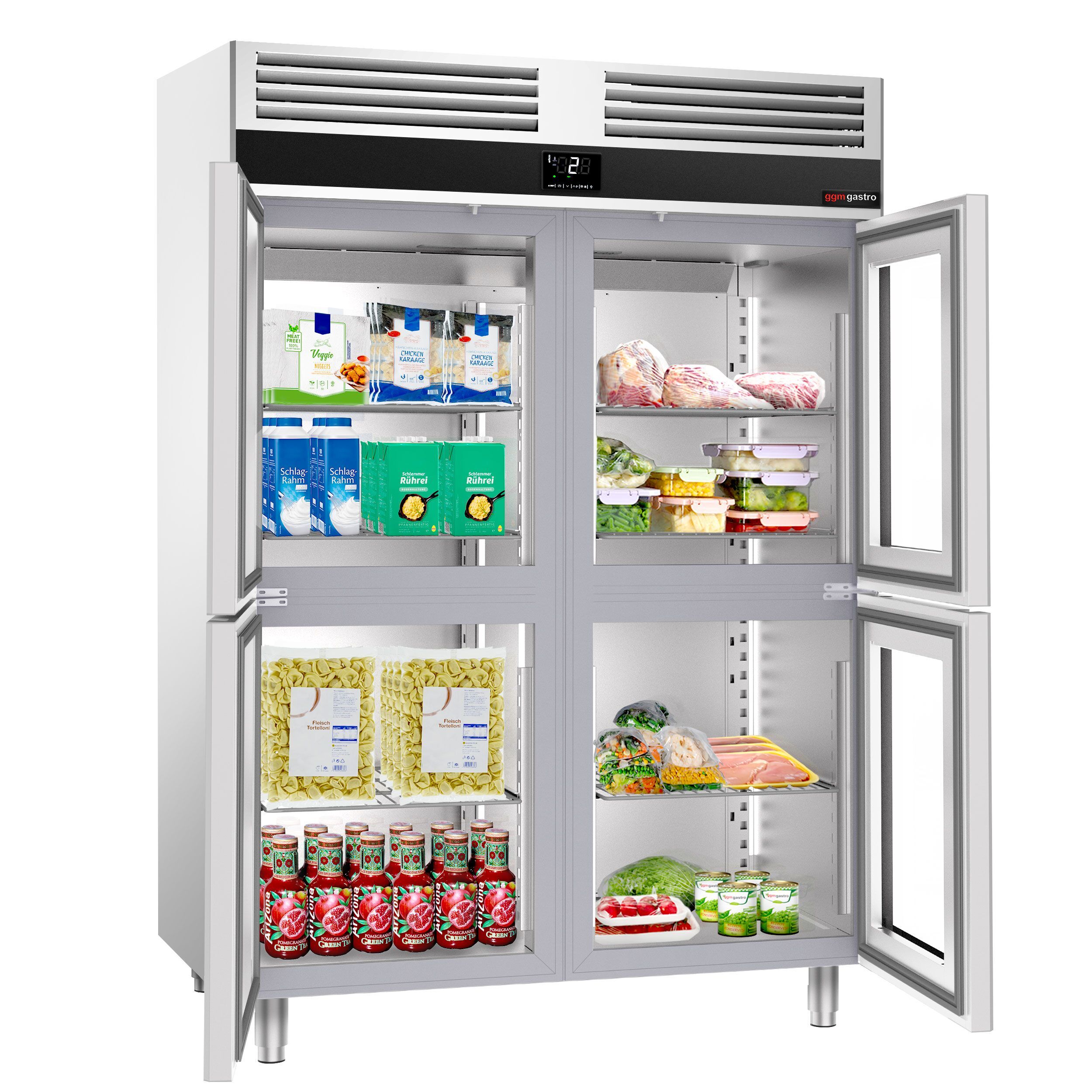 GGM Gastro PREMIUM KSF1482G Inox hladnjak GN 2/1 1400l